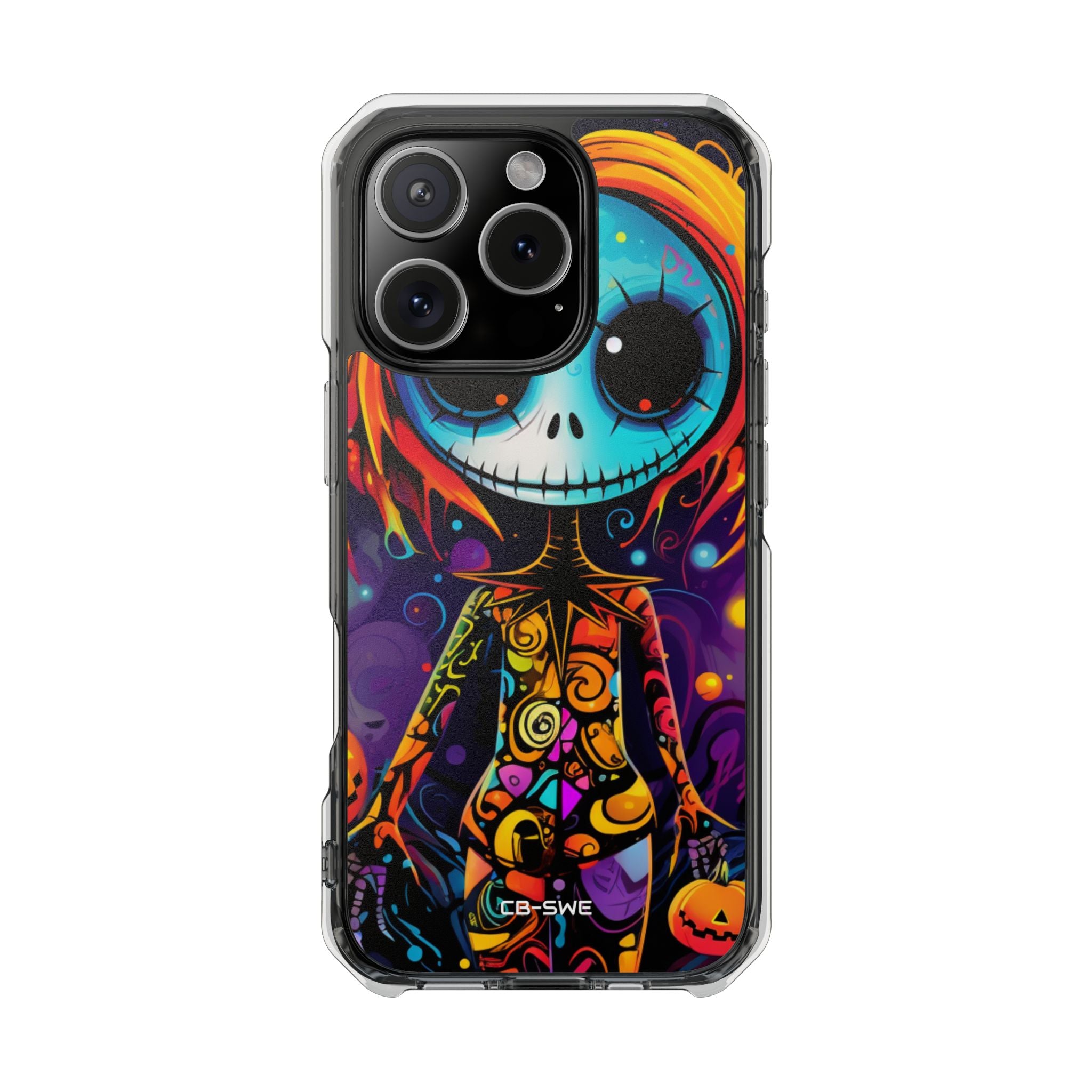 Skeletal Figure Laughs iPhone Case - Impact