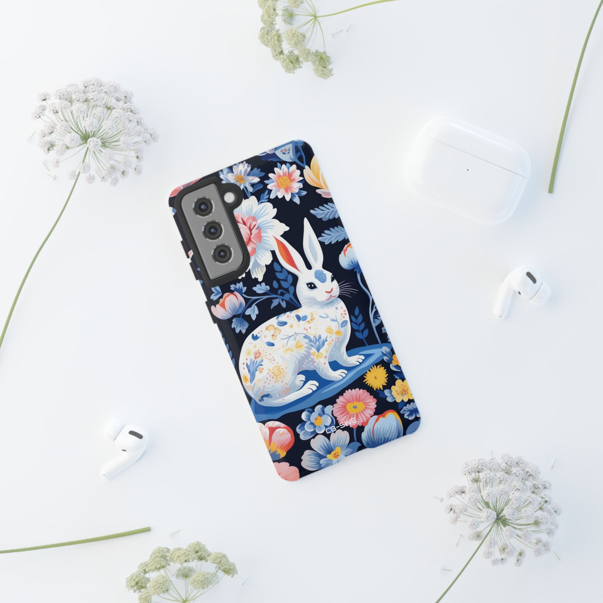 Floral Rabbit Dances - Samsung Case