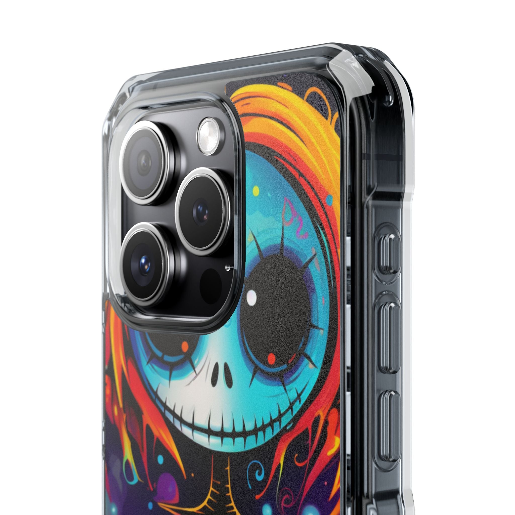 Skeletal Figure Laughs iPhone Case - Impact