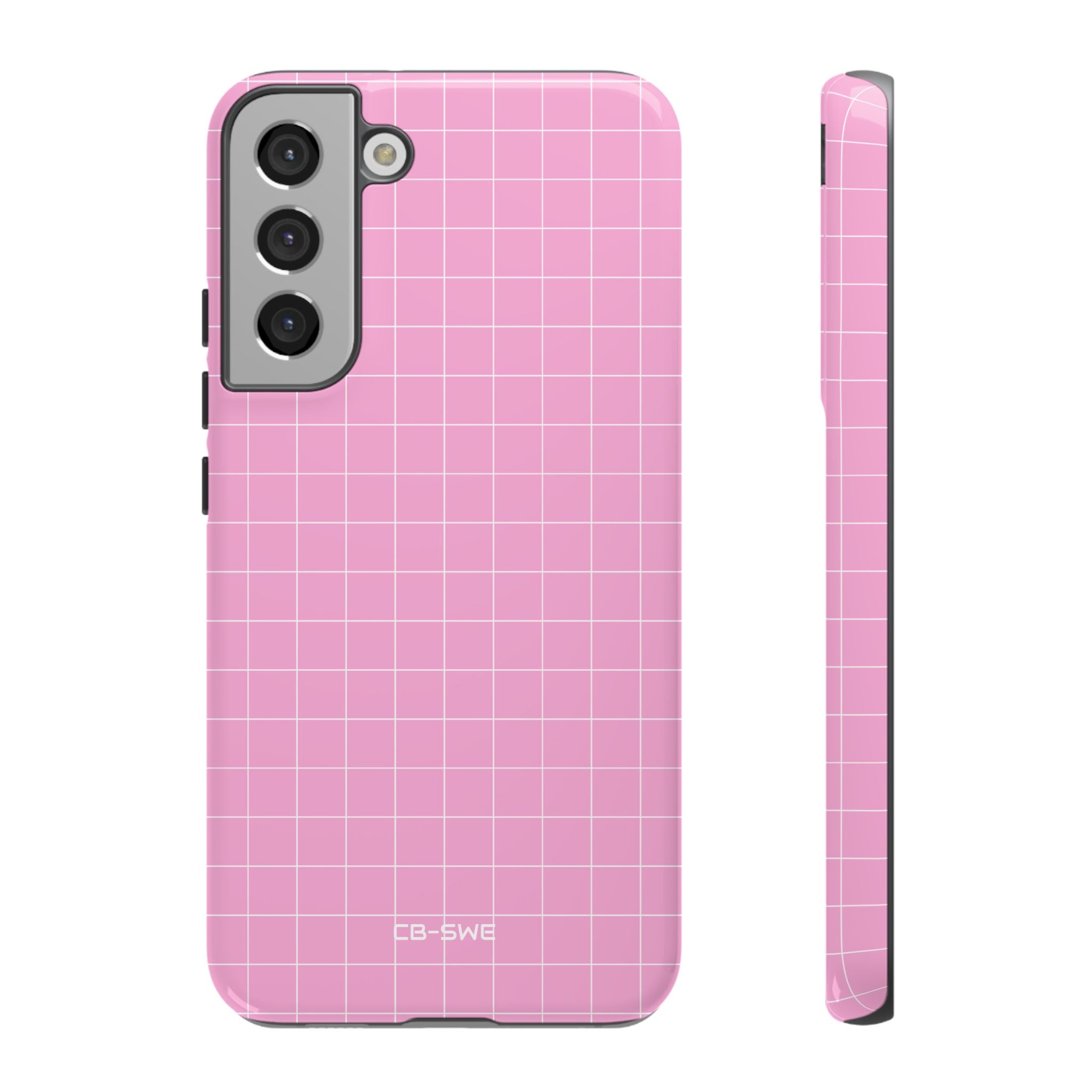 Pink Squares Align - Samsung Case