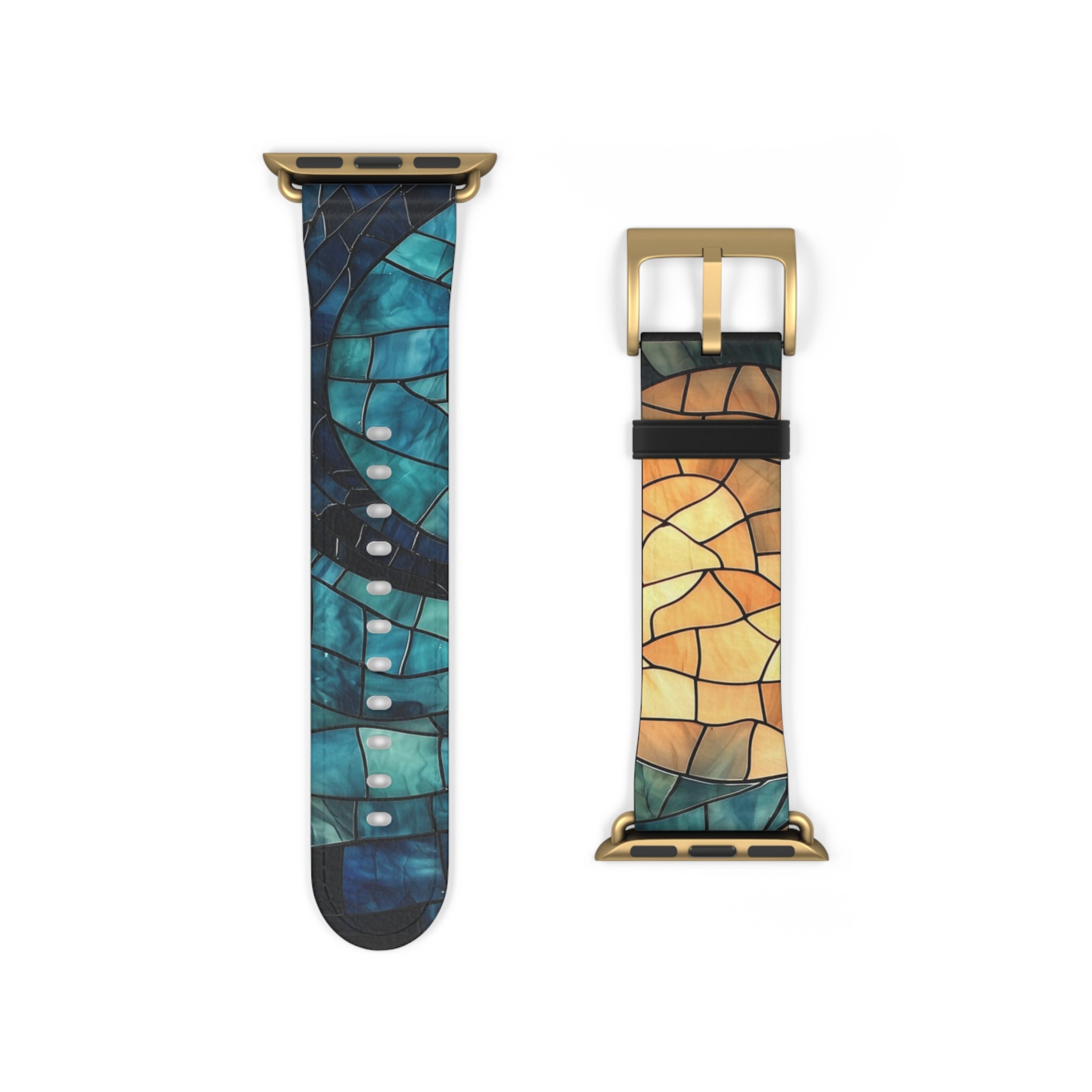 Blue Whale Mosaic - Watch Band