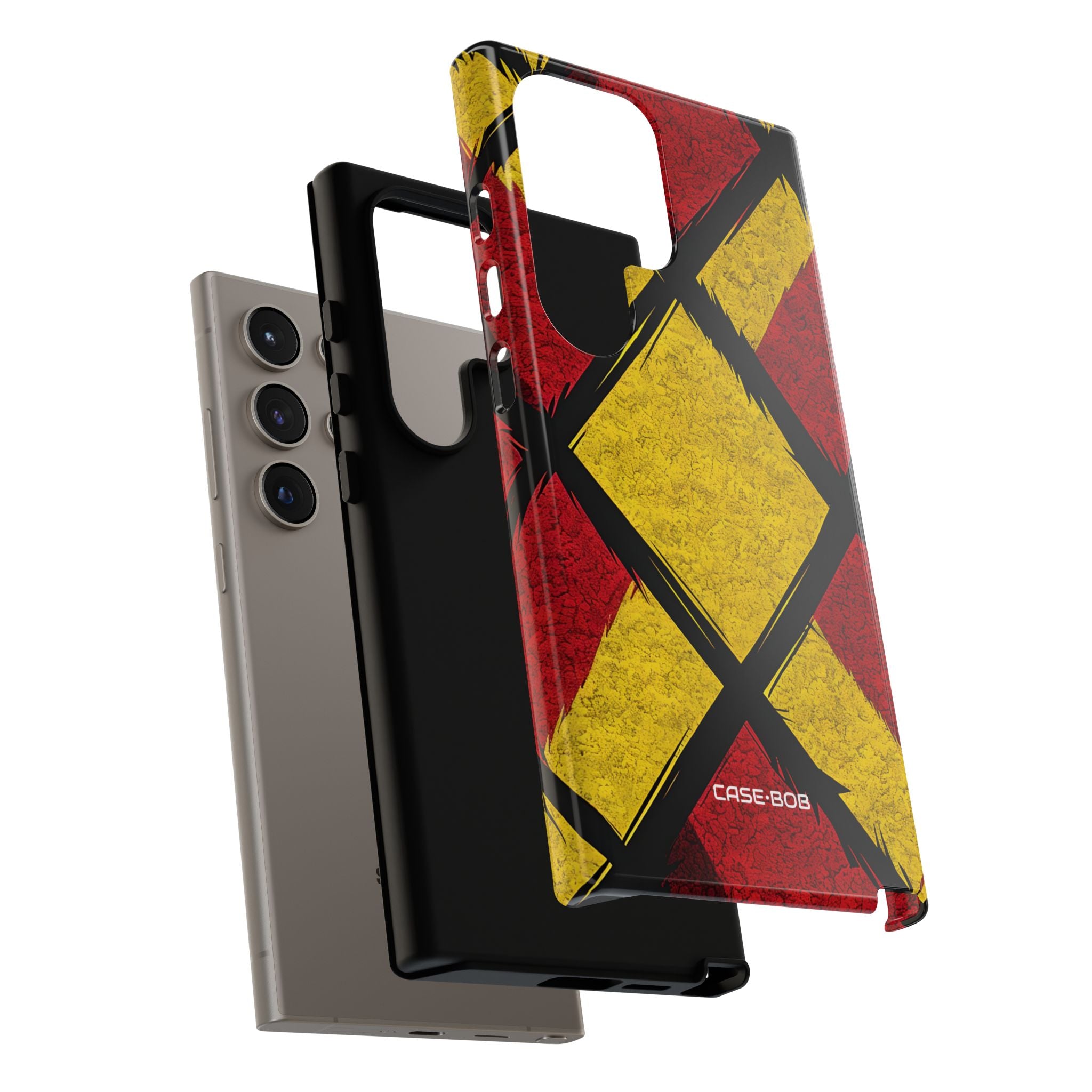 Vibrant Geometric Diamonds Samsung S24 Ultra Case • Tough