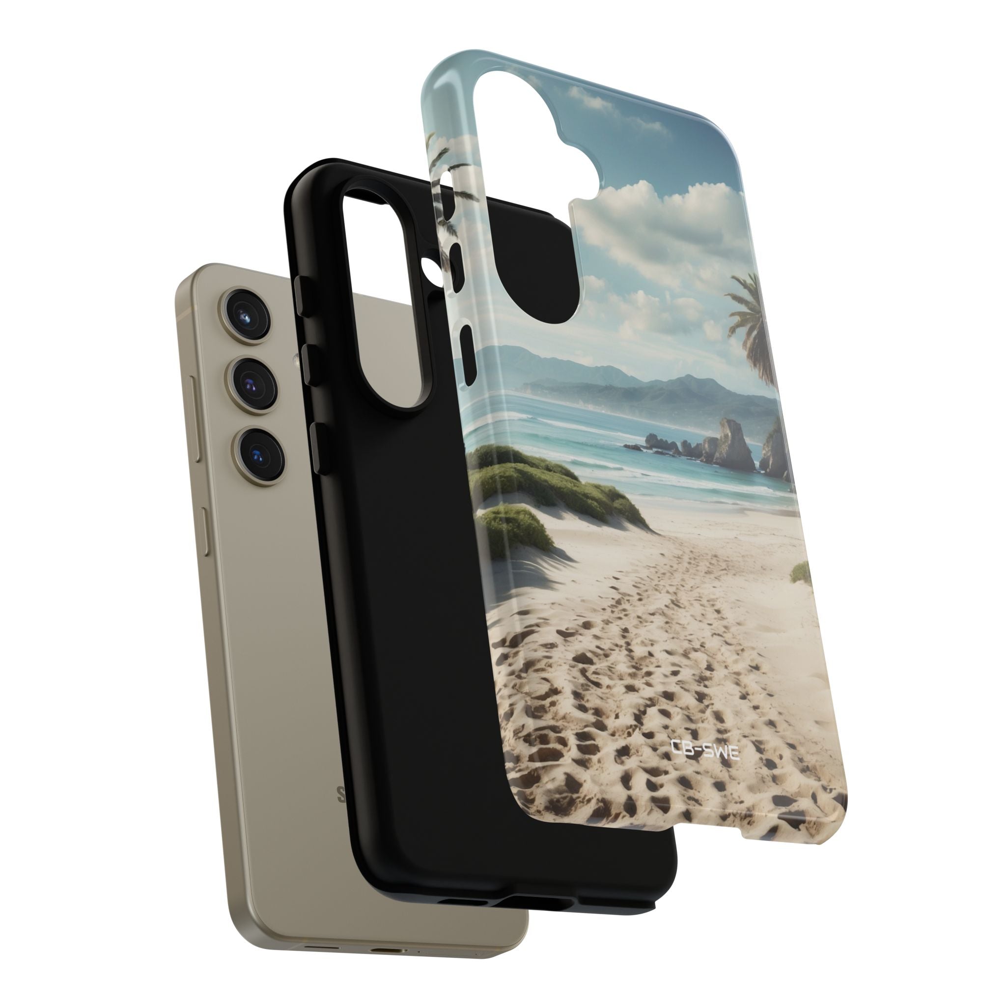 Footprints Trace Sand - Samsung Case