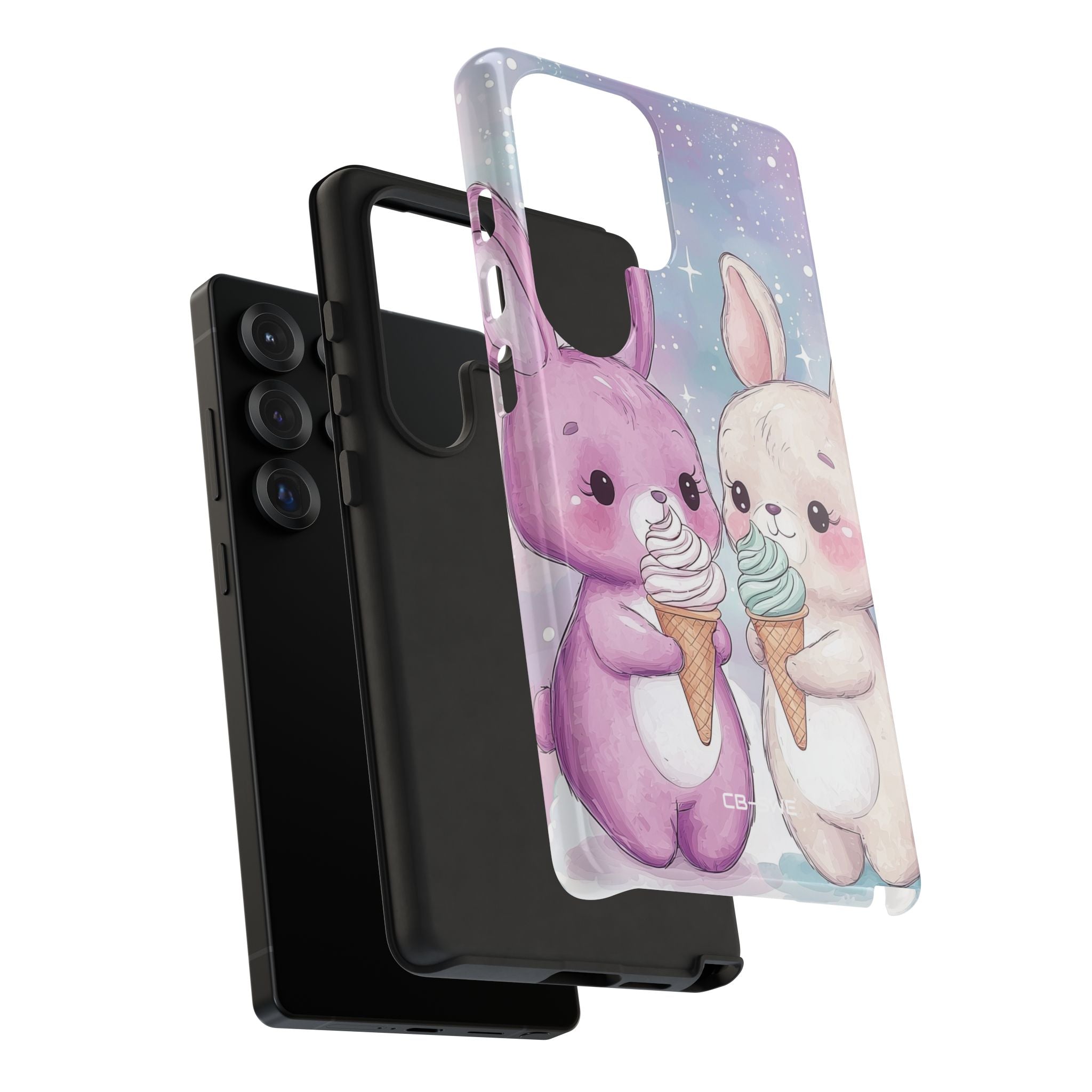 Rabbits Enjoy Ice Cream - Samsung Case