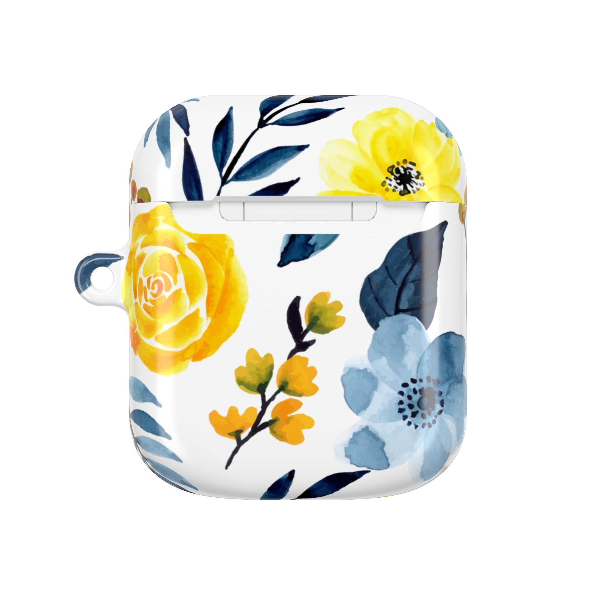 Yellow Blue Blossoms - AirPods Case