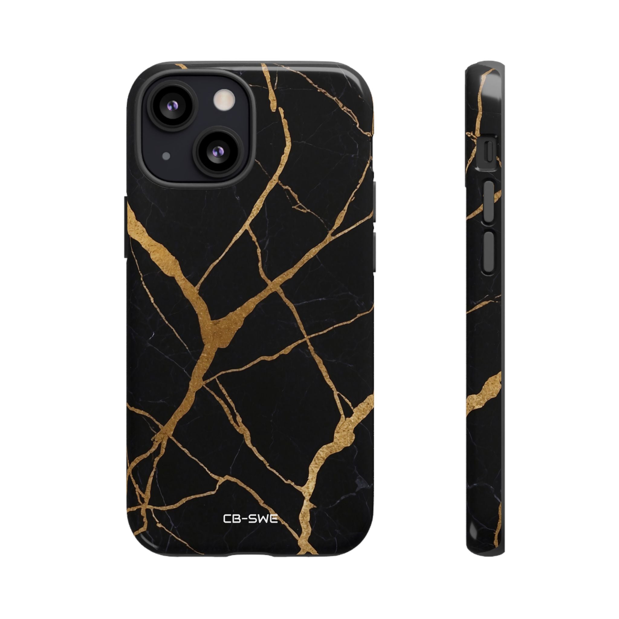 Golden Veins Twist - iPhone Case