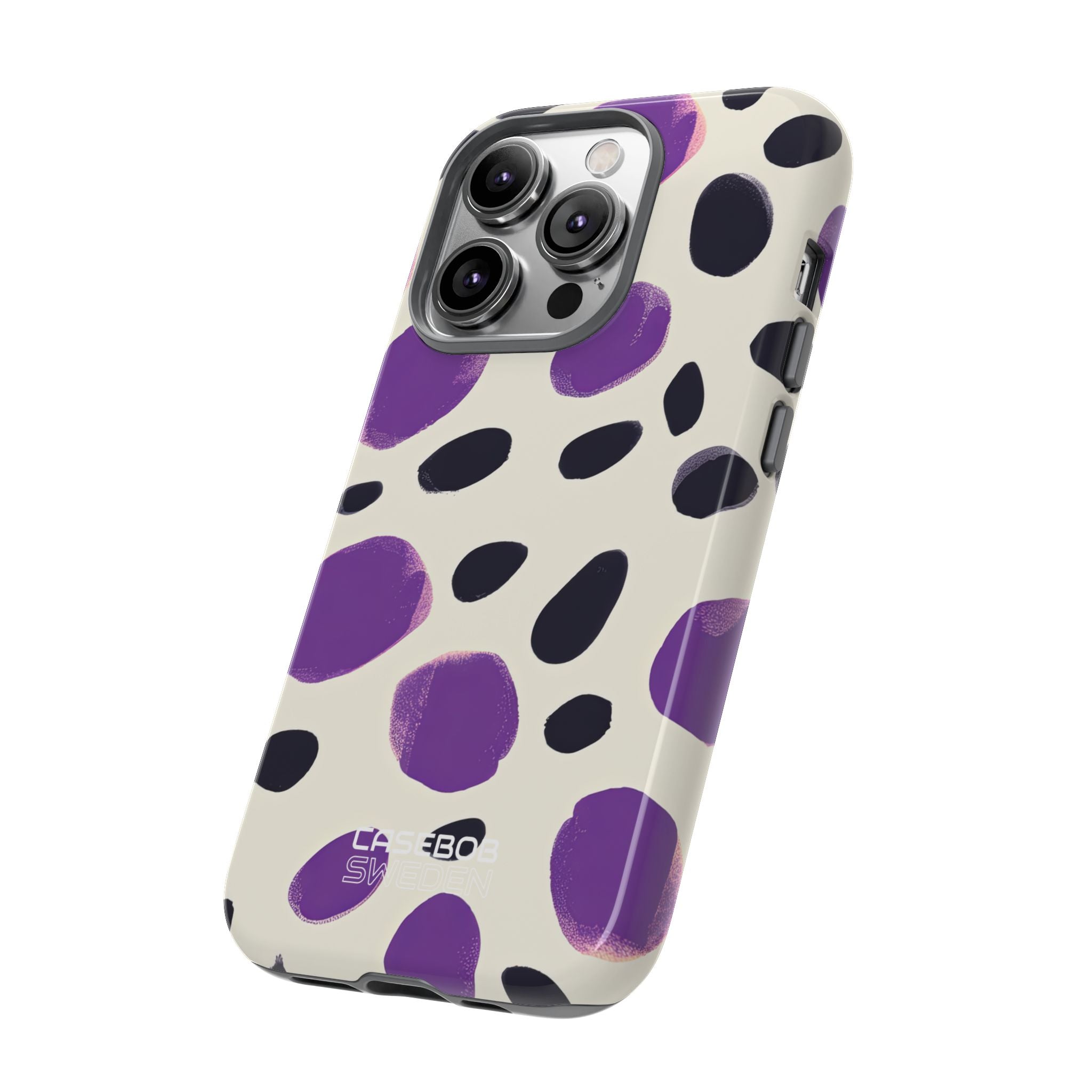 Purple Pebble Dance iPhone 14 - Tough