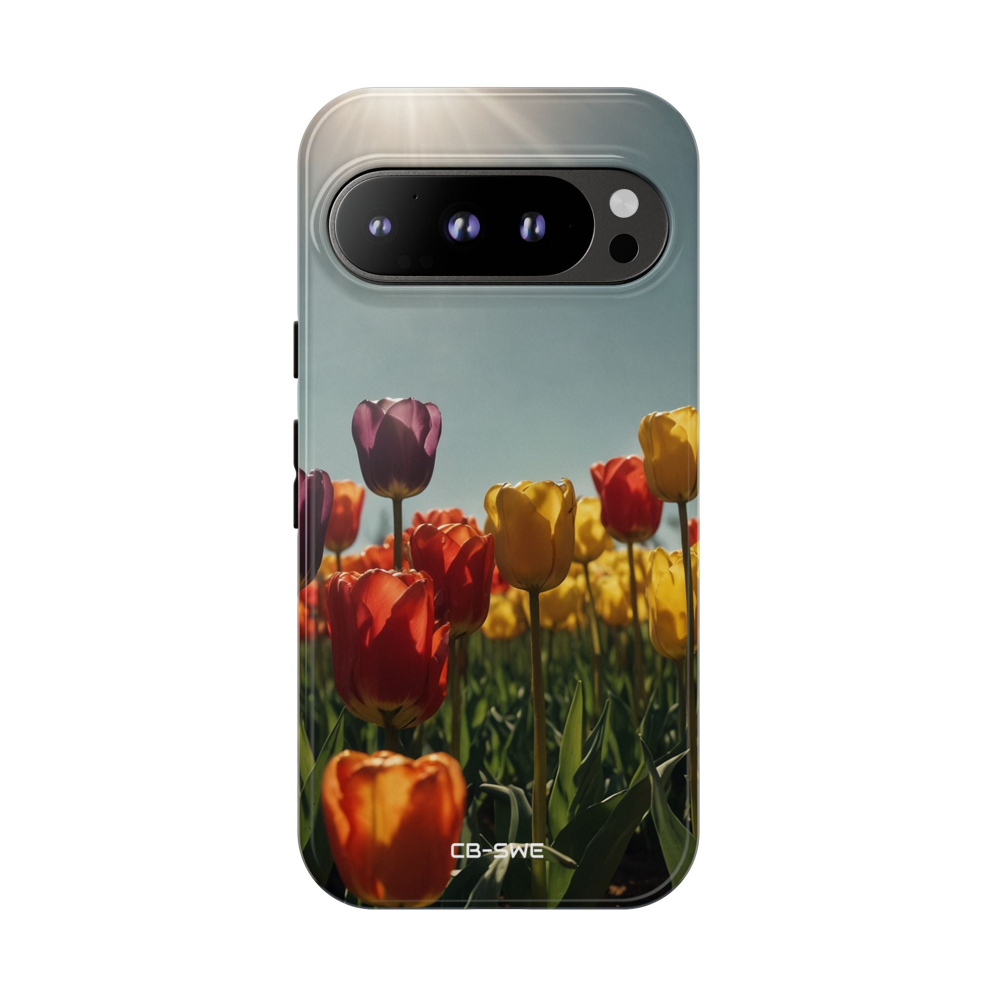 Tulips Embrace Sunlight - Google Pixel Case