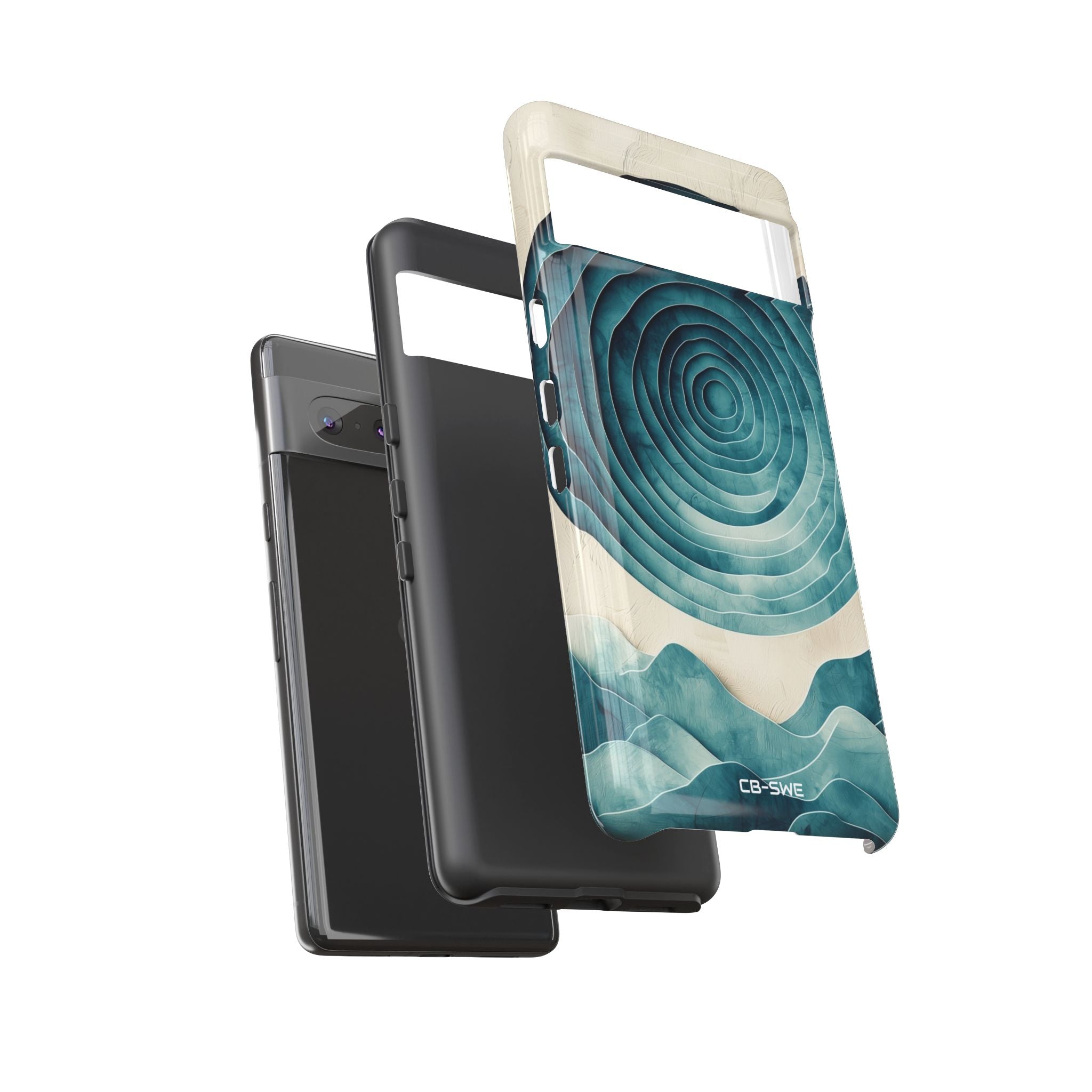 Waves Embrace Circles - Google Pixel Case