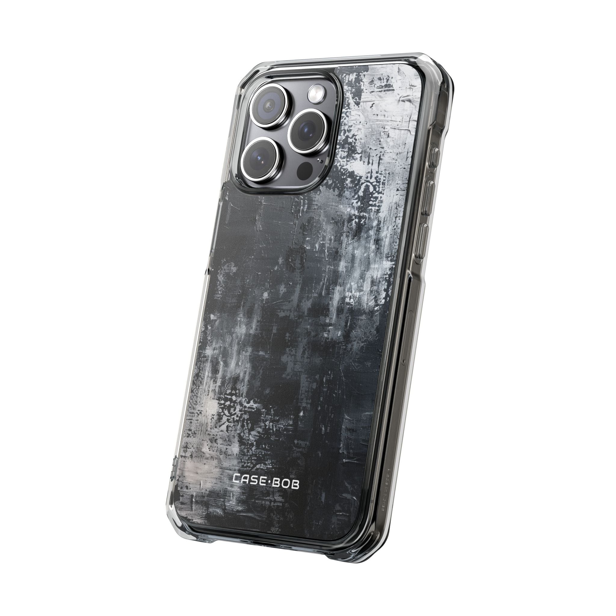 Textured Blackscape iPhone 15 Pro Max Case - Impact