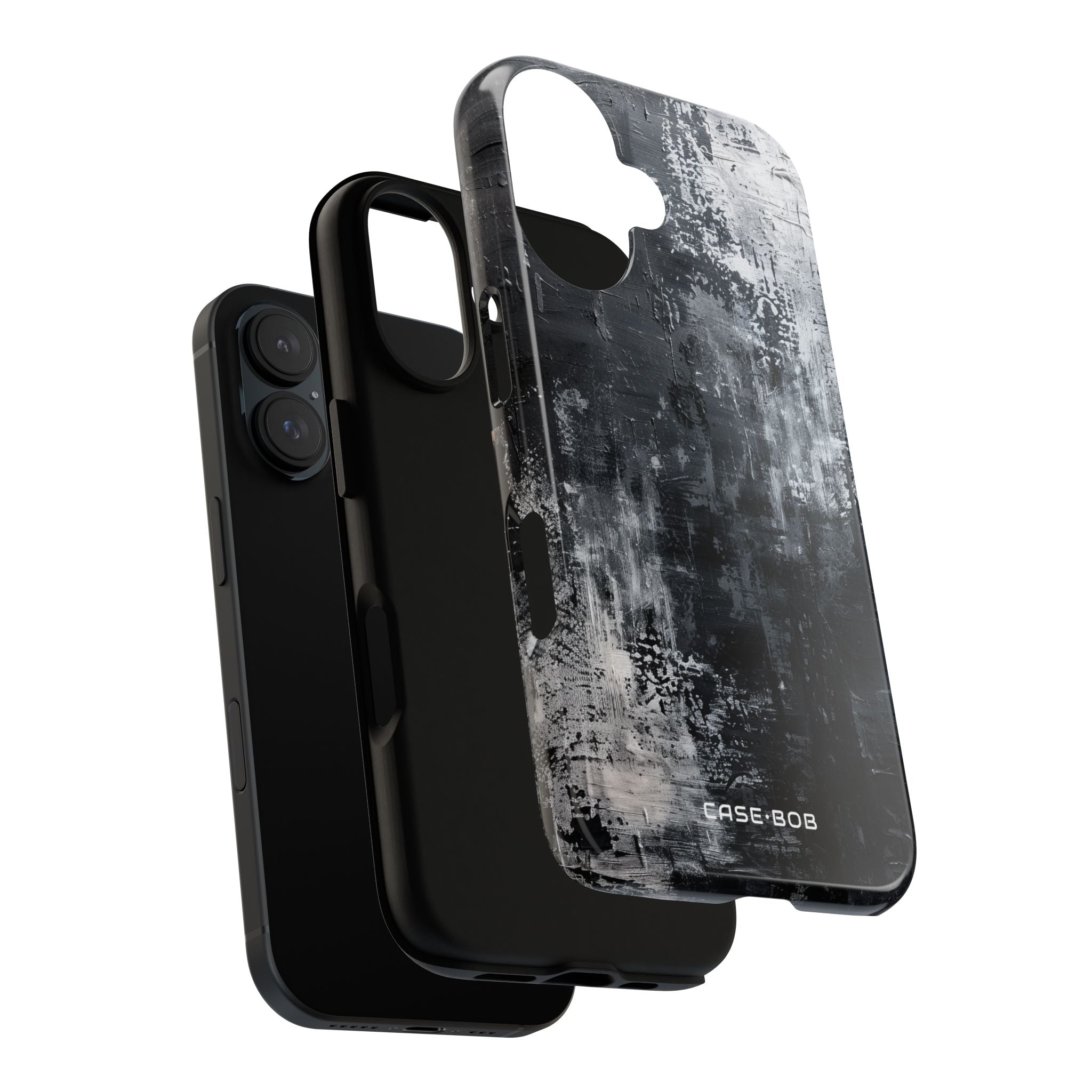 Textured Blackscape iPhone 16 Pro Case - Tough