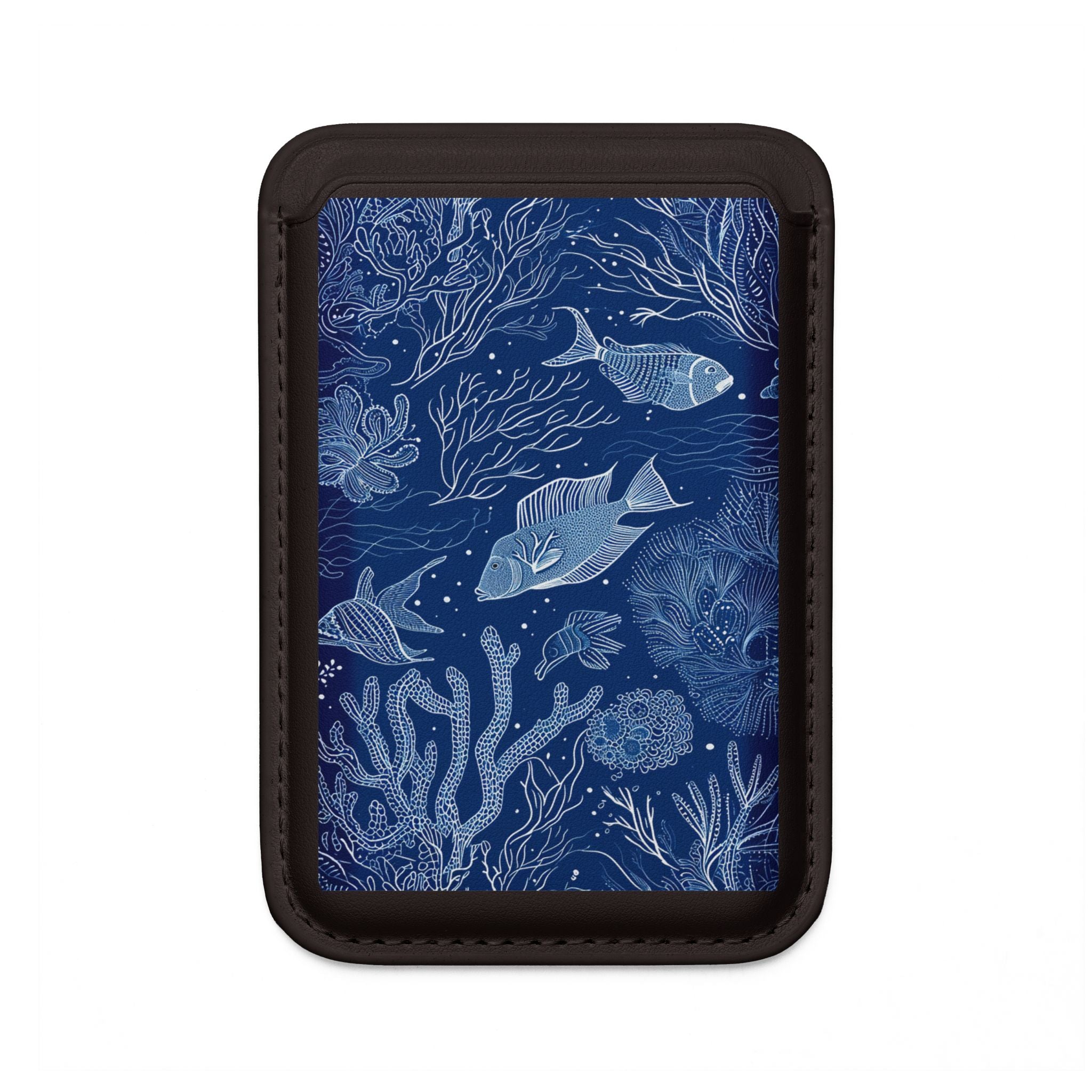 Blue Scale Reef Wallet – MagSafe Ready