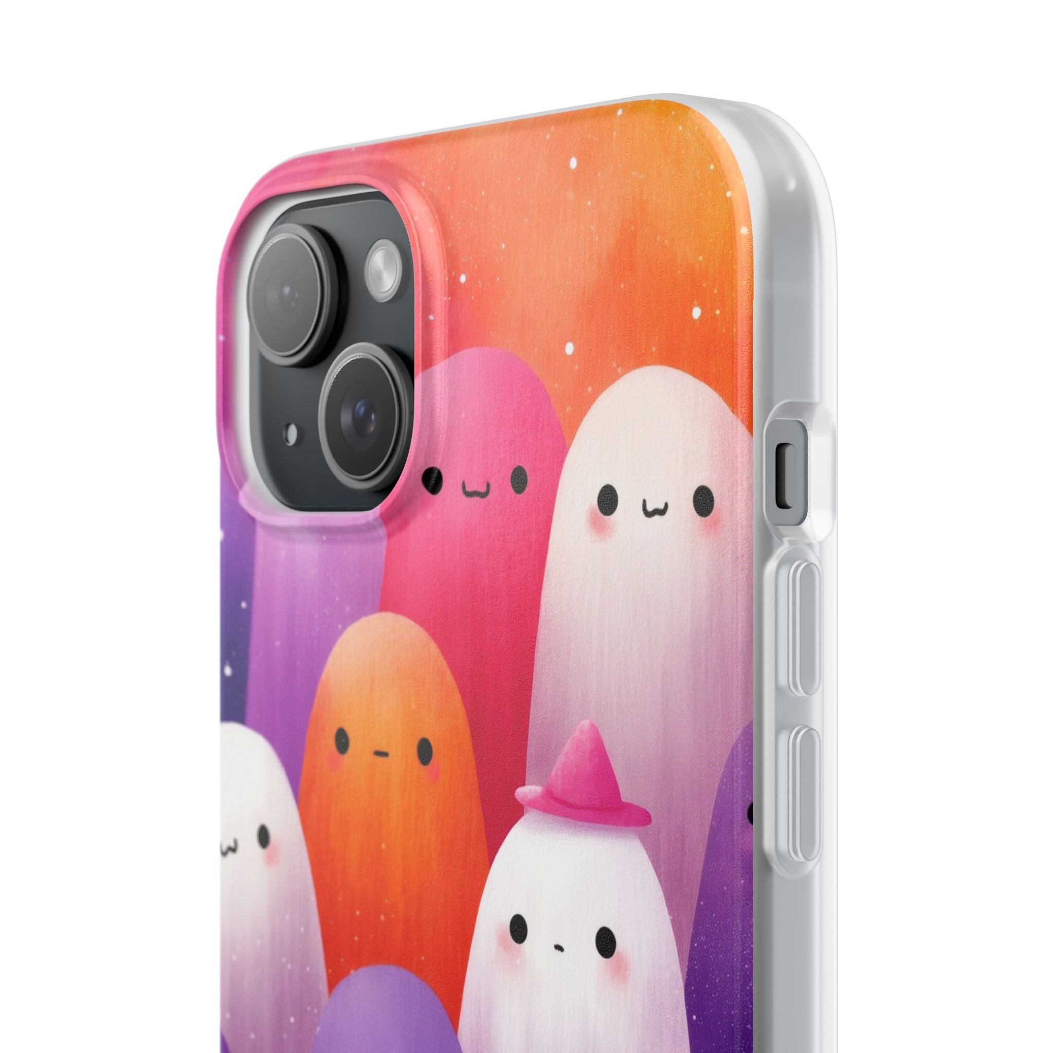 Ghostly Glow iPhone 15 Plus Case - Soft