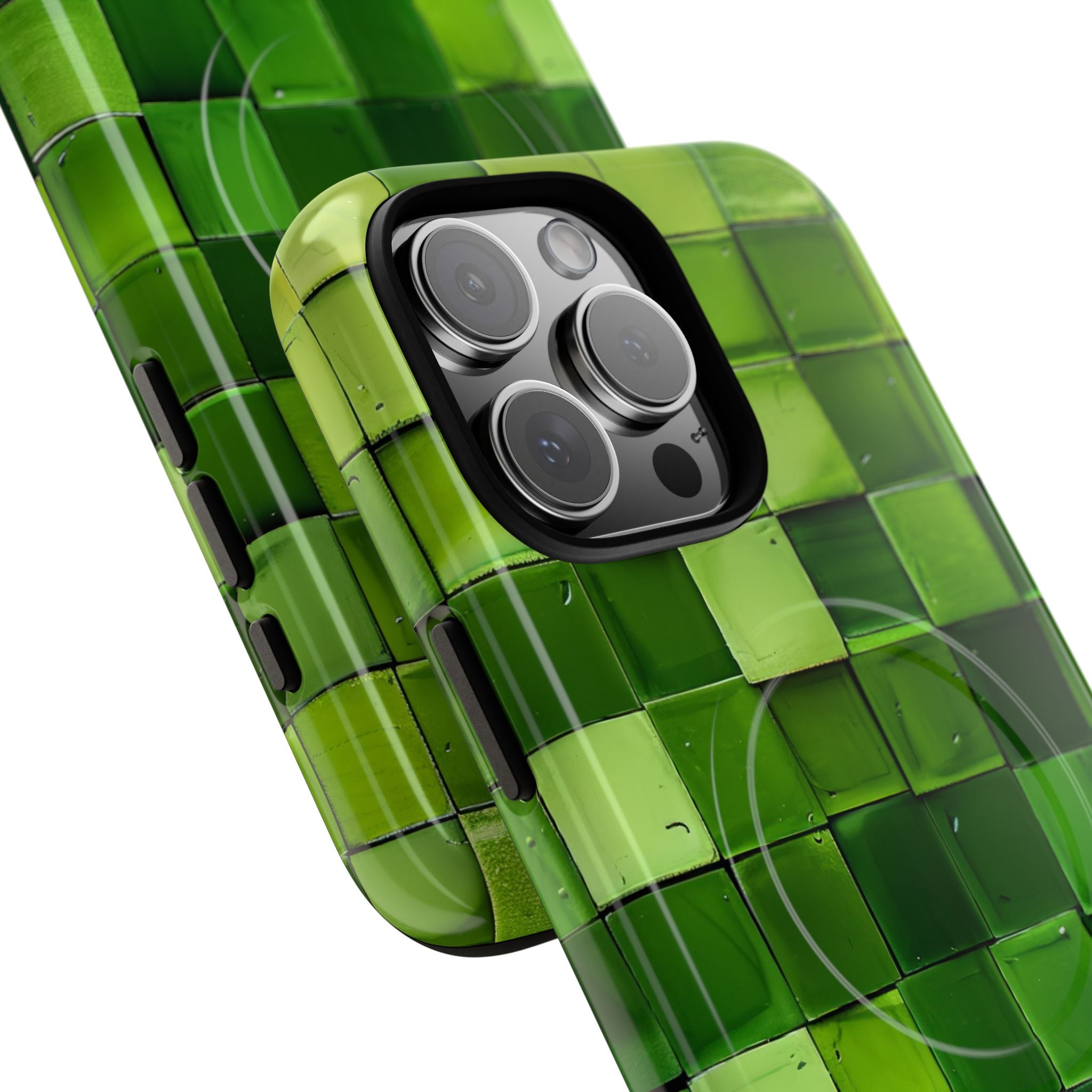 Green Tile Harmony iPhone 16 - Tough+