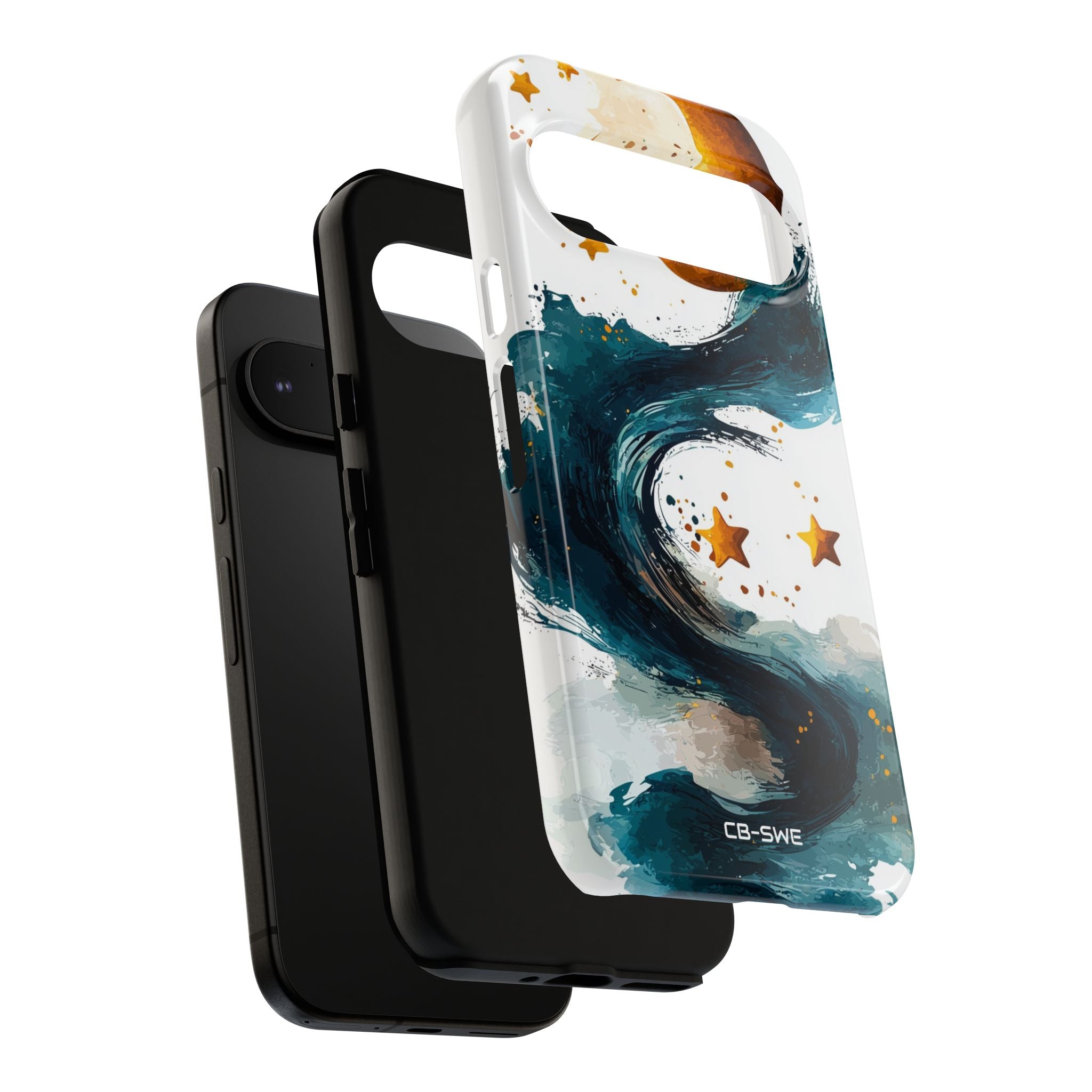 Celestial Waves Dance - Google Pixel Case