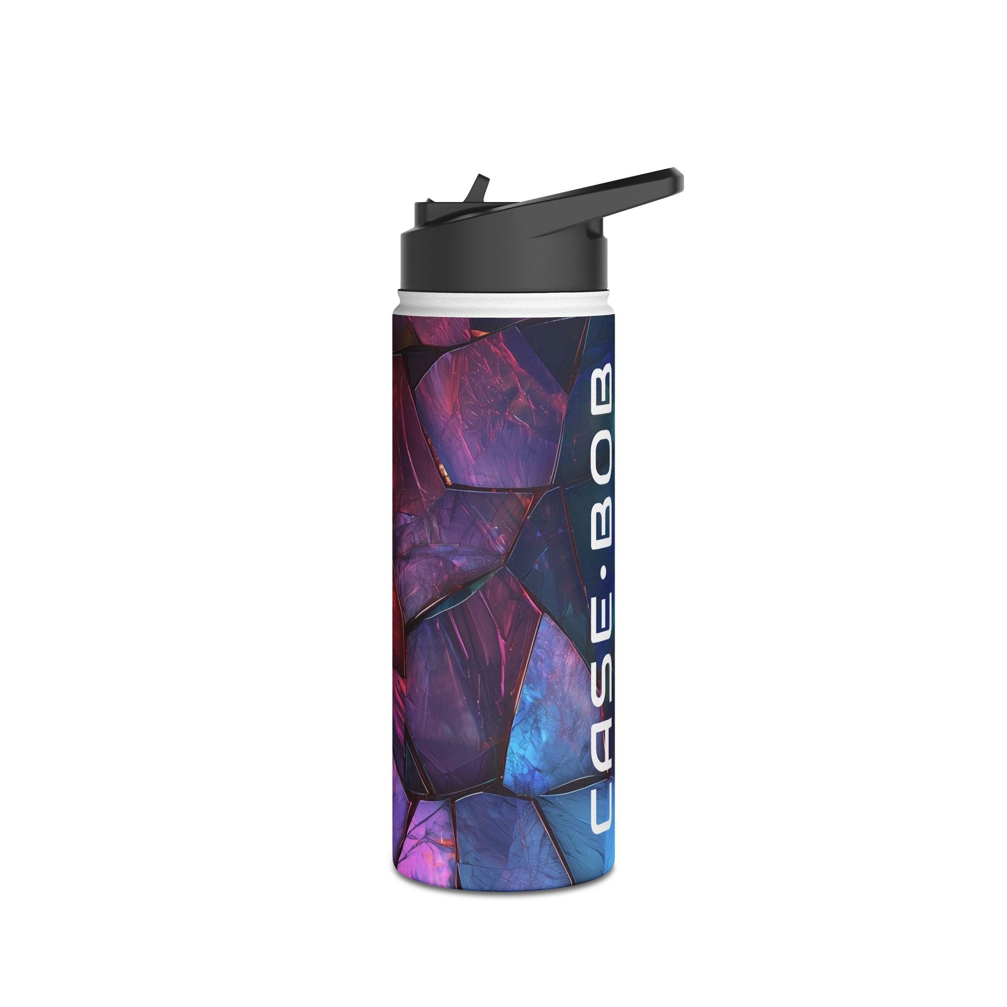 Crimson Shards - Stainless Steel Water Bottle