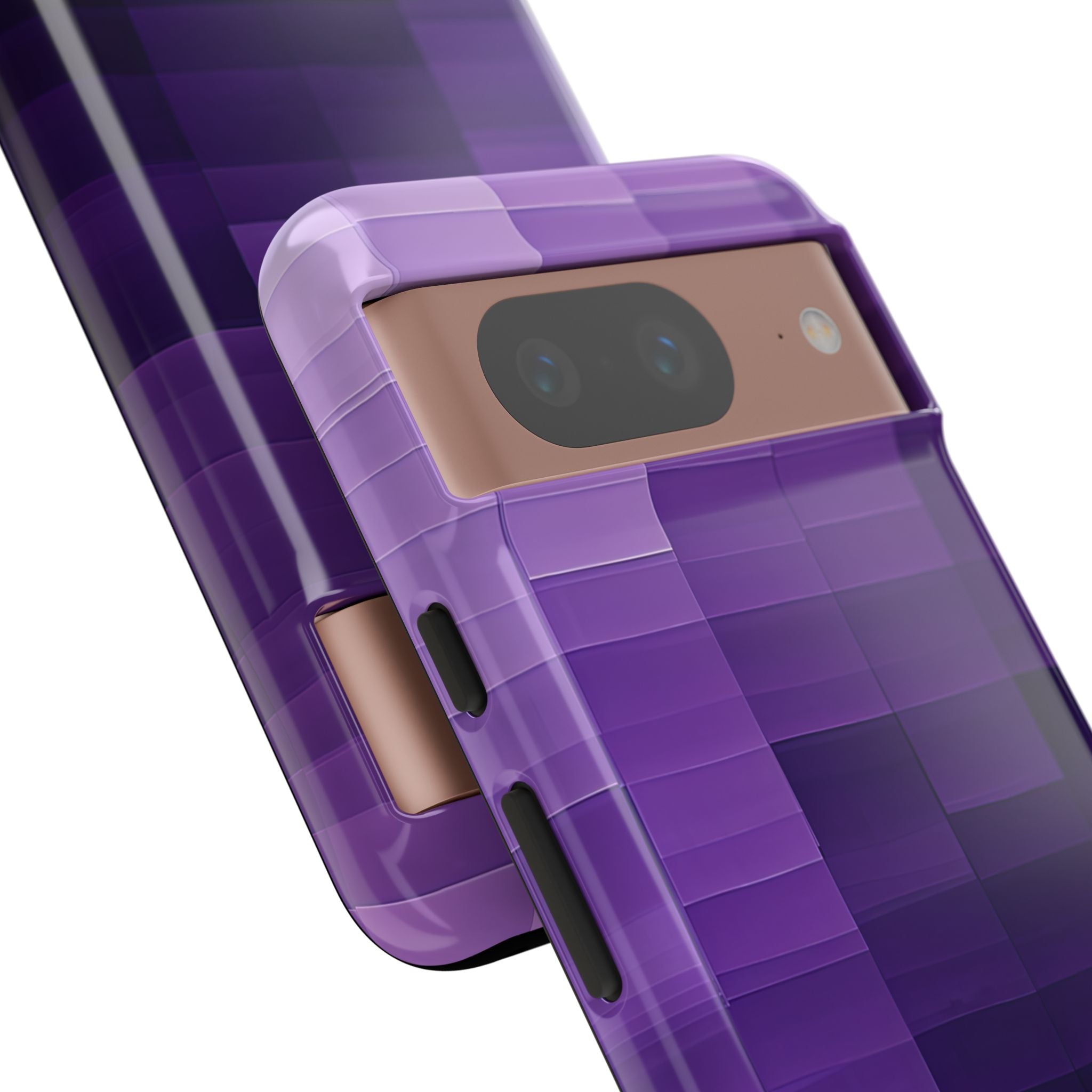 Purple Horizon Grid Google Pixel 8 - Tough