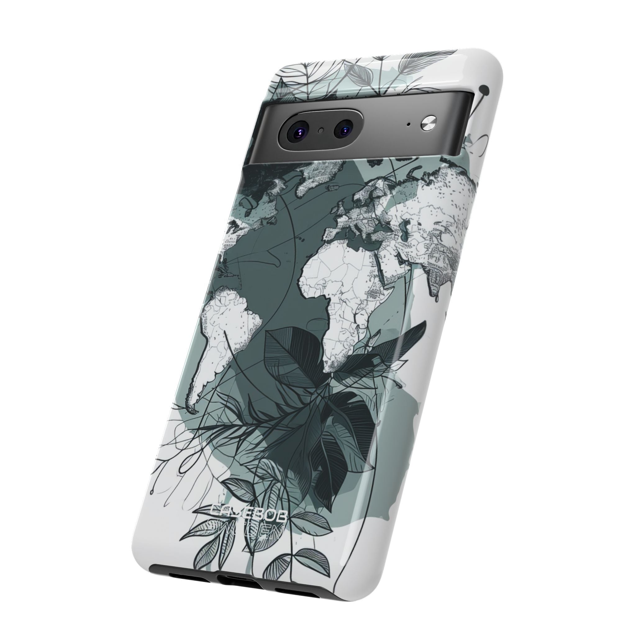 Botanical World Map Google Pixel 7 - Tough