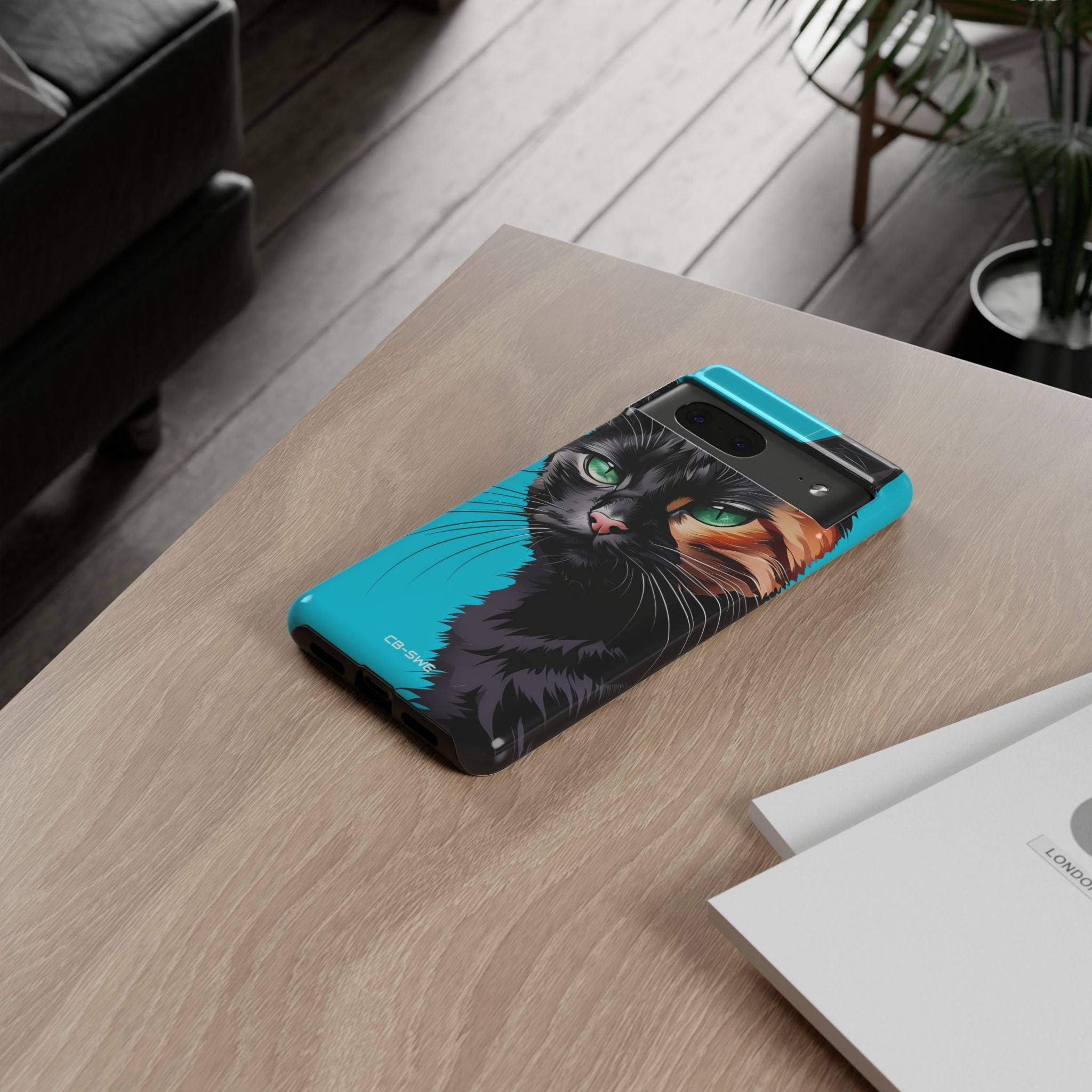 Curious Cat Stare - Google Pixel Case