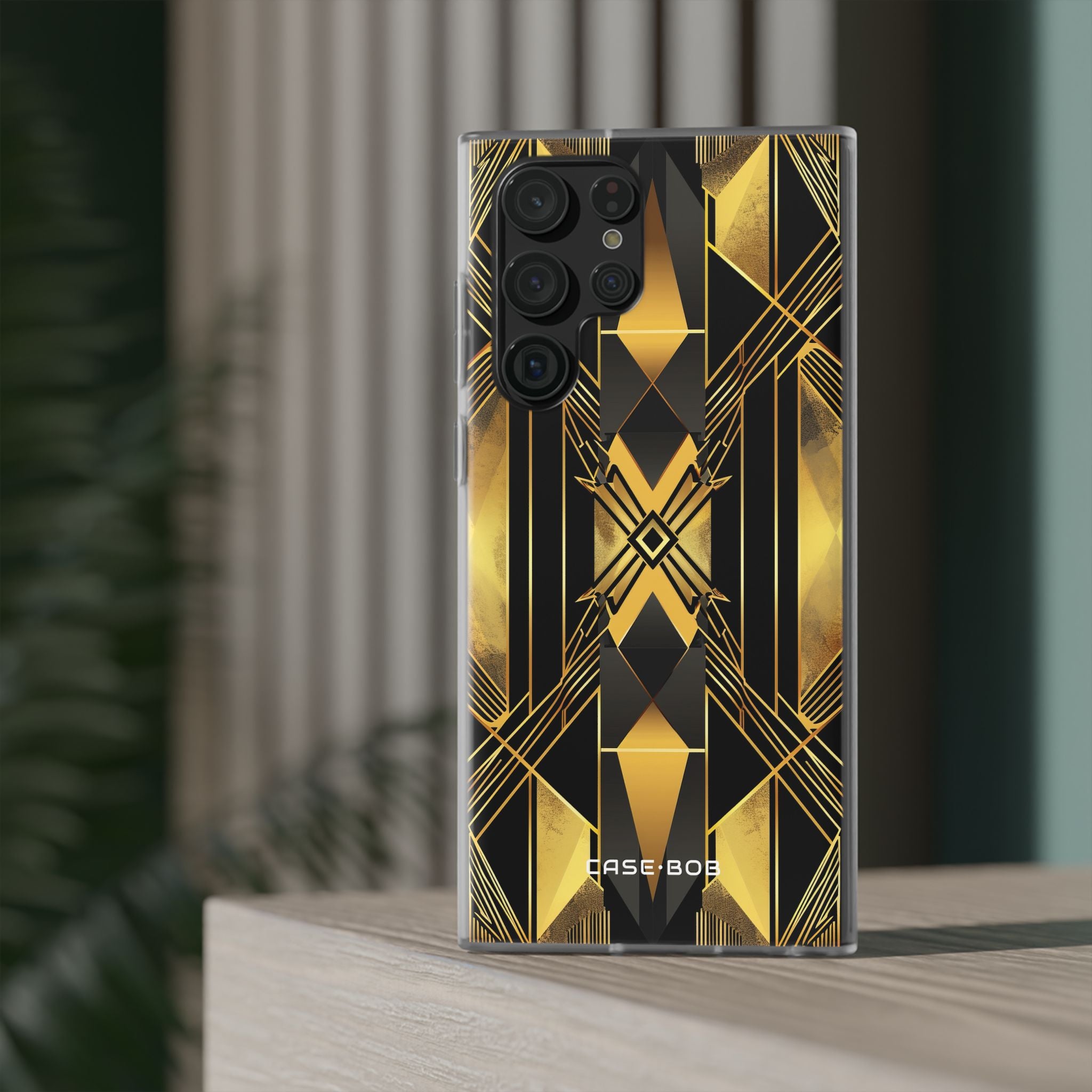 Golden Diamond Radiance Samsung S22 Ultra Case - Soft