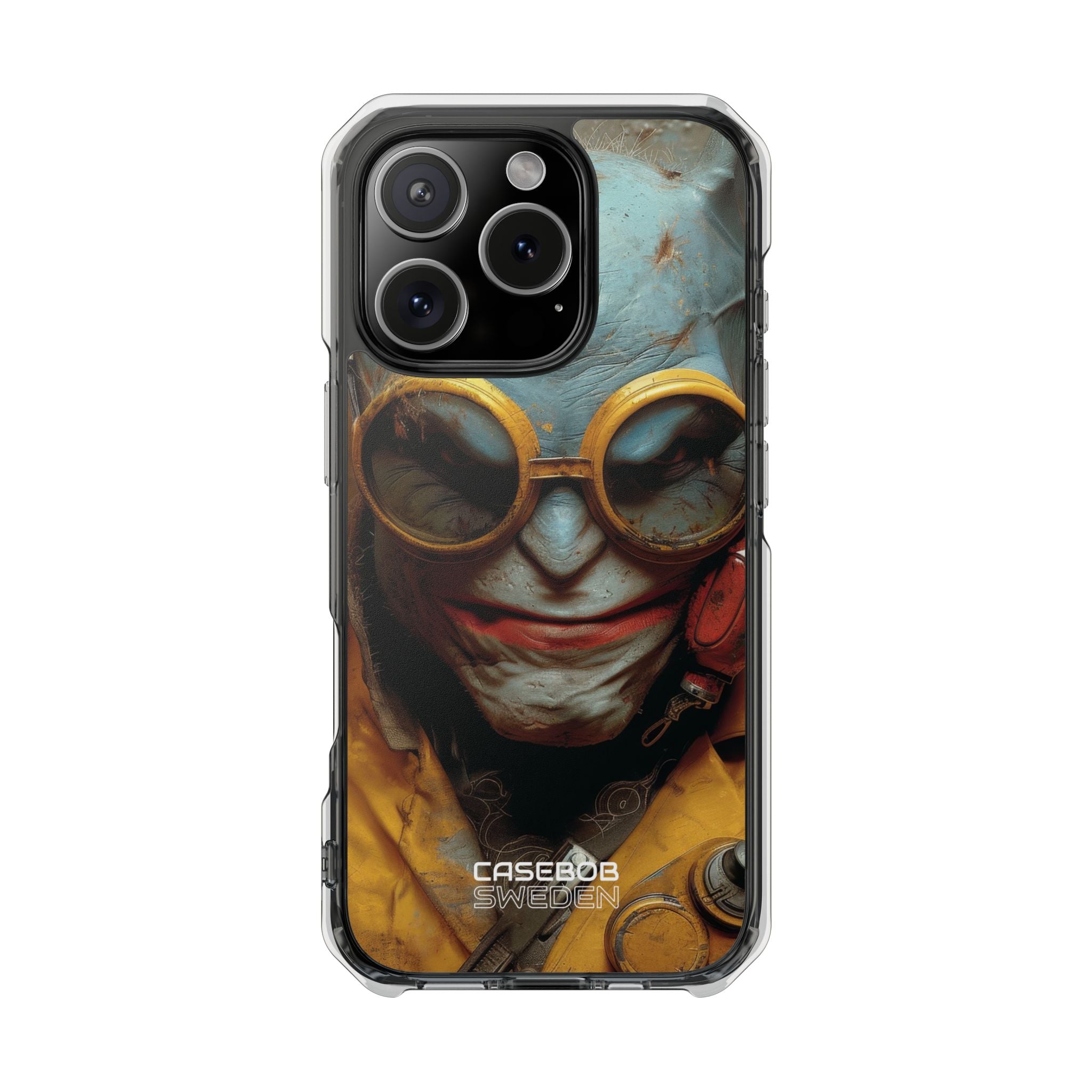 Steampunk Masked Adventurer iPhone 16 - Impact Clear+