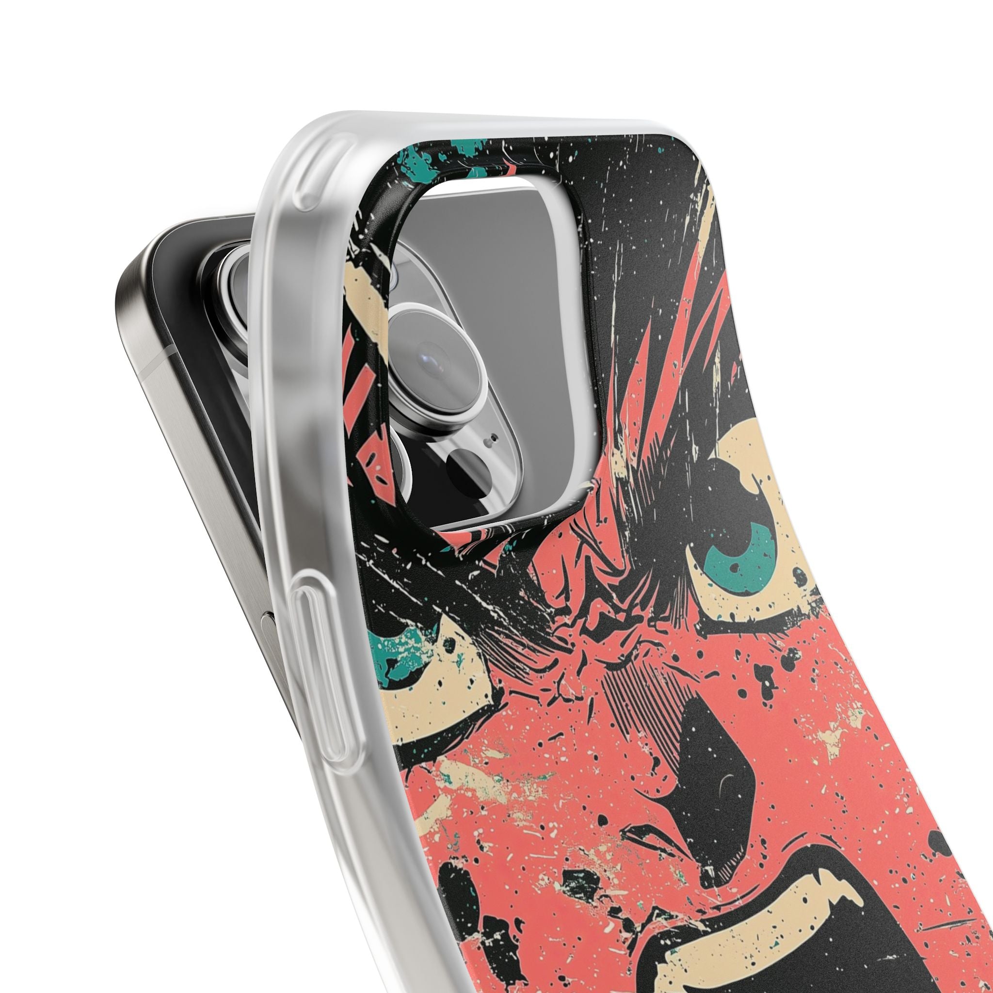 Screaming Face Pink iPhone 16 Pro Max Case - Soft