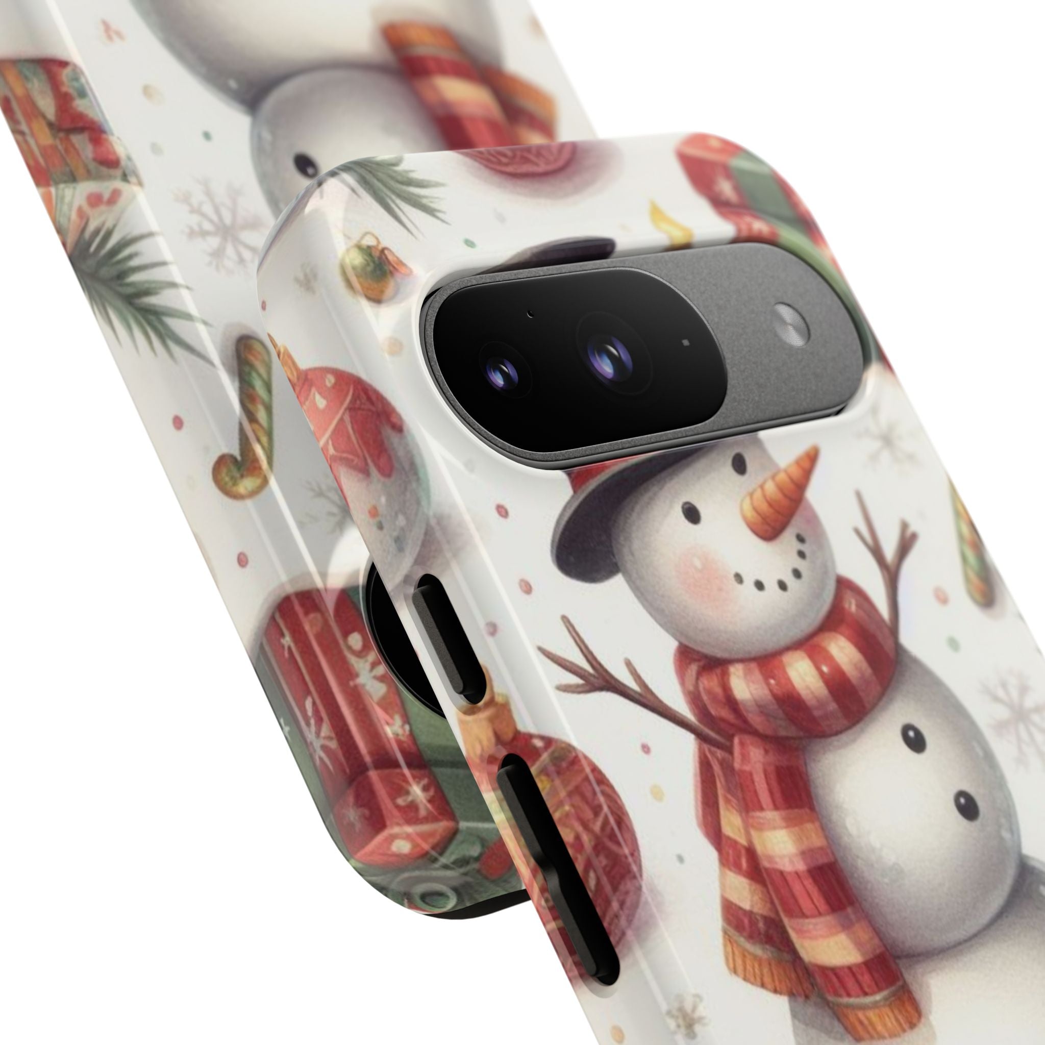 Snowman Wears Scarf - Google Pixel Case