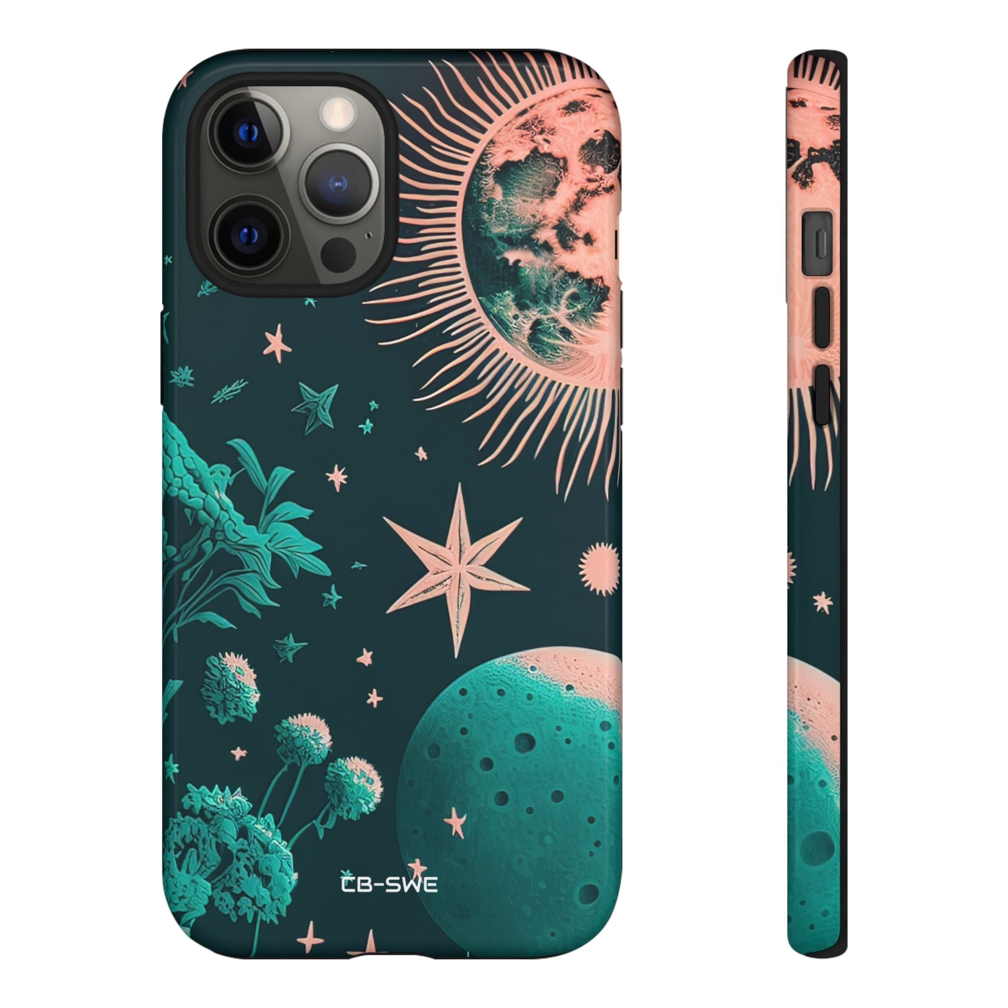 Celestial Botanical Night - iPhone Case