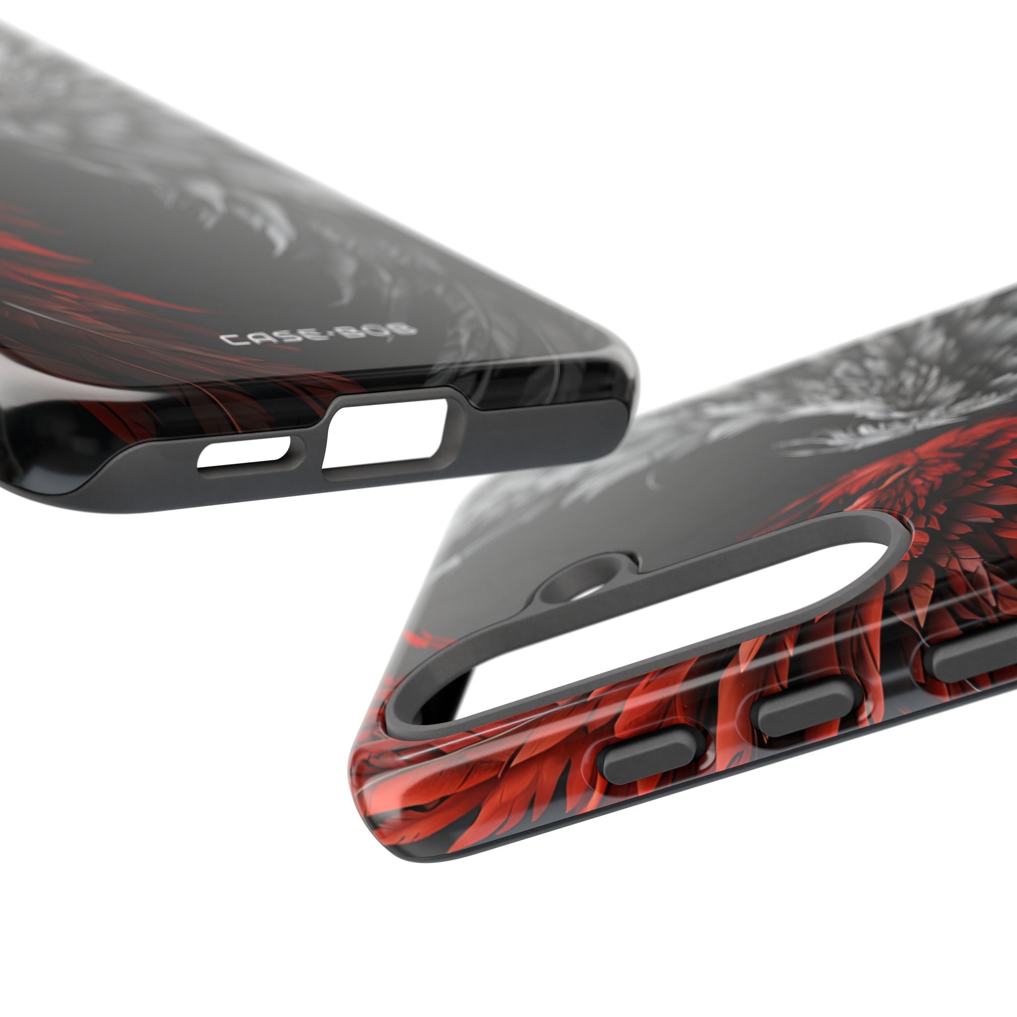 Crimson White Wings Samsung S25 Case - Tough