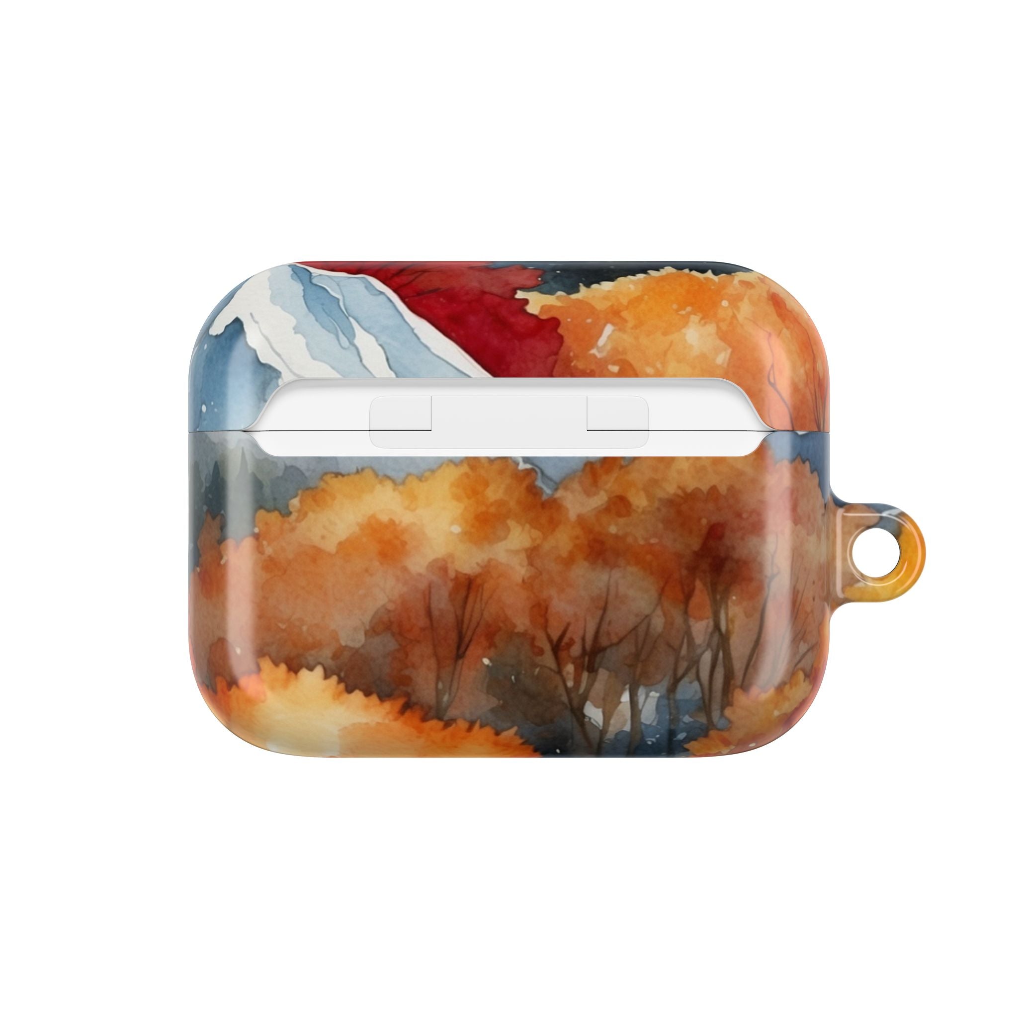 Snowcapped Ember Mountains - AirPods Case