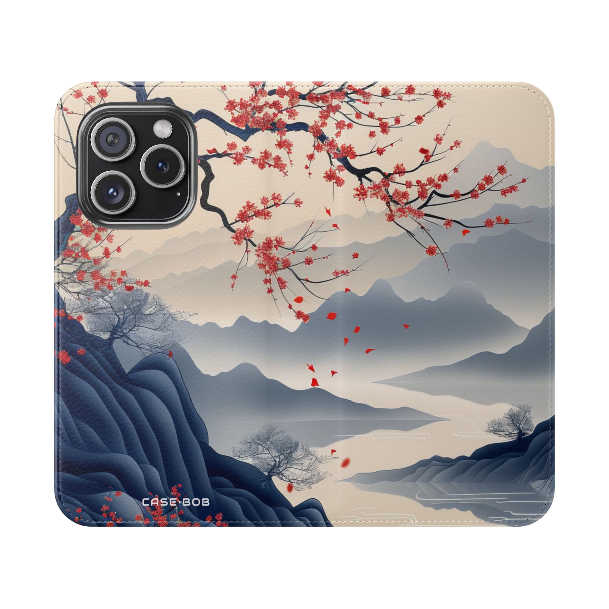 Crimson Branch Moonlight - iPhone 15 Pro Case - Wallet