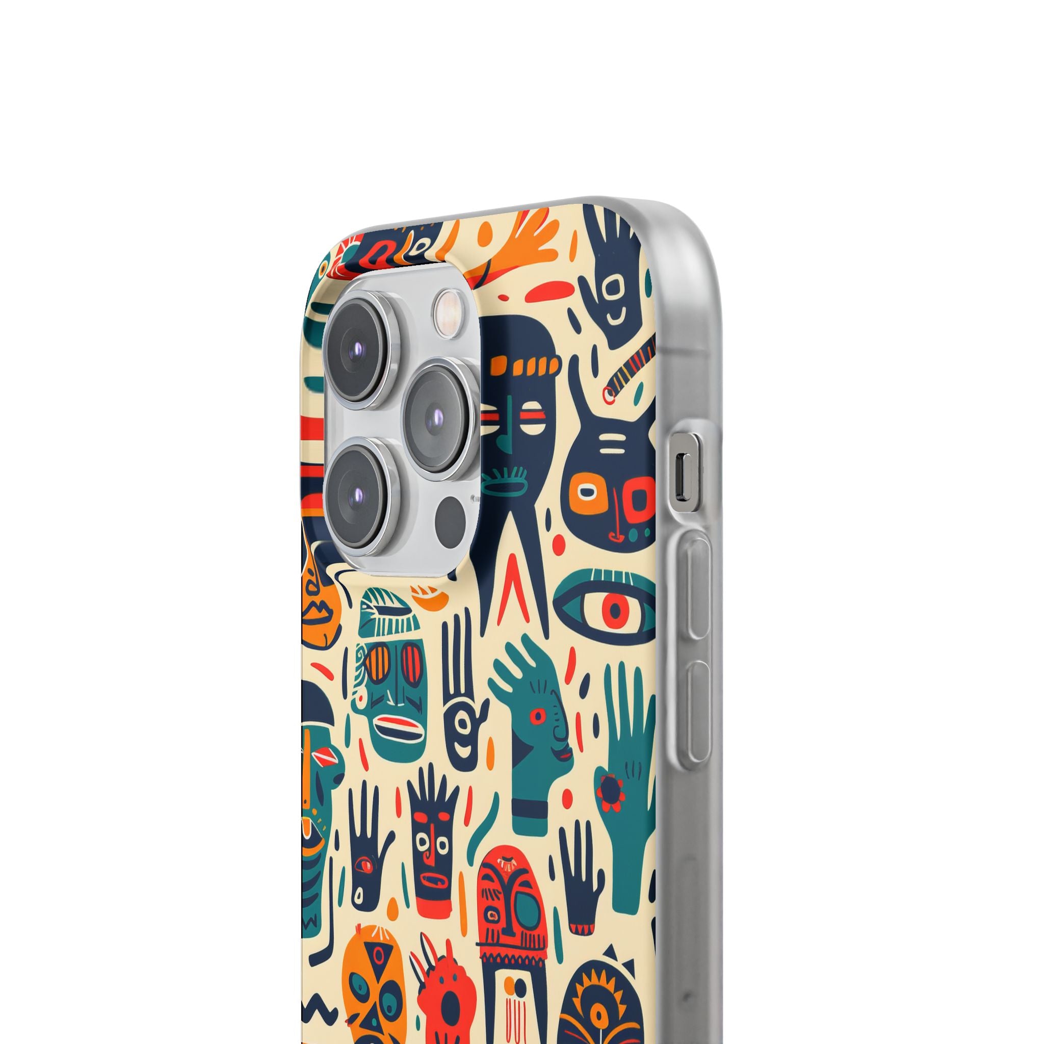 Vivid Faces iPhone 14 Pro Case - Soft