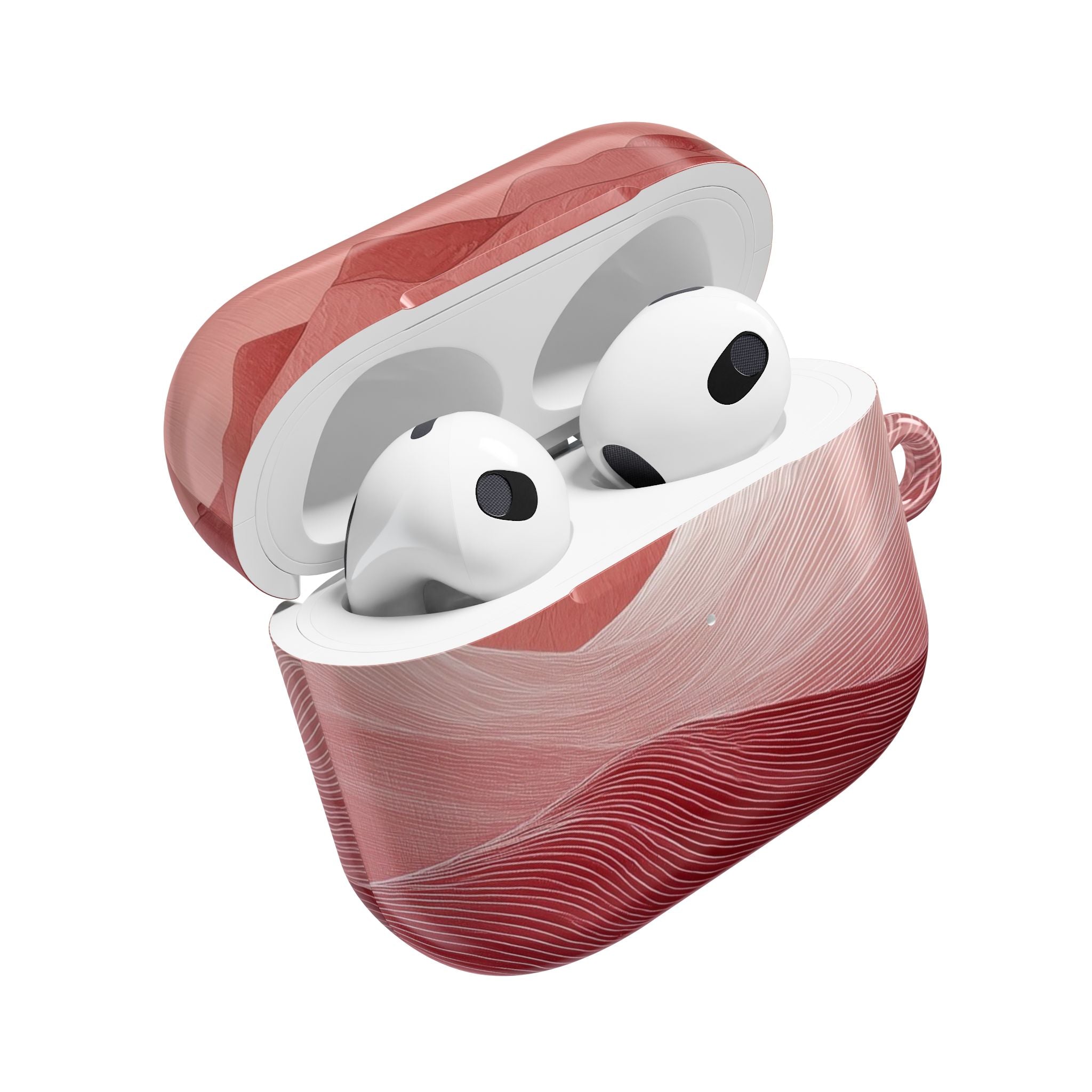 Valkoinen Orb Dunes - AirPods Case