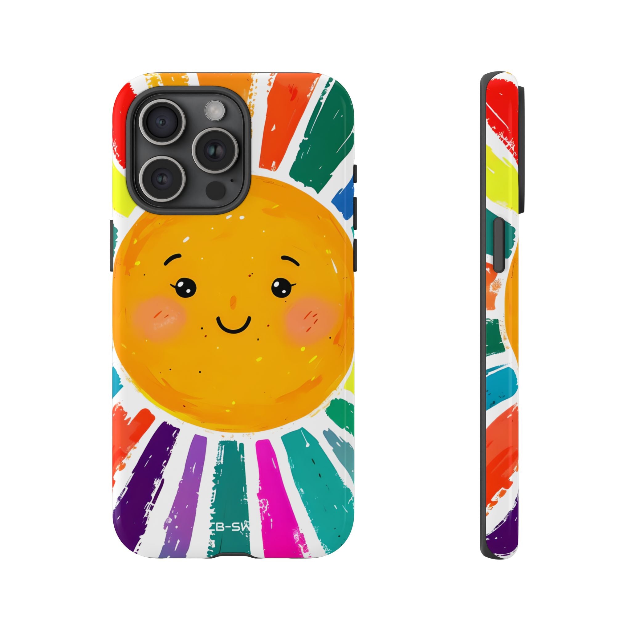 Radiant Smiling Sun - iPhone Case