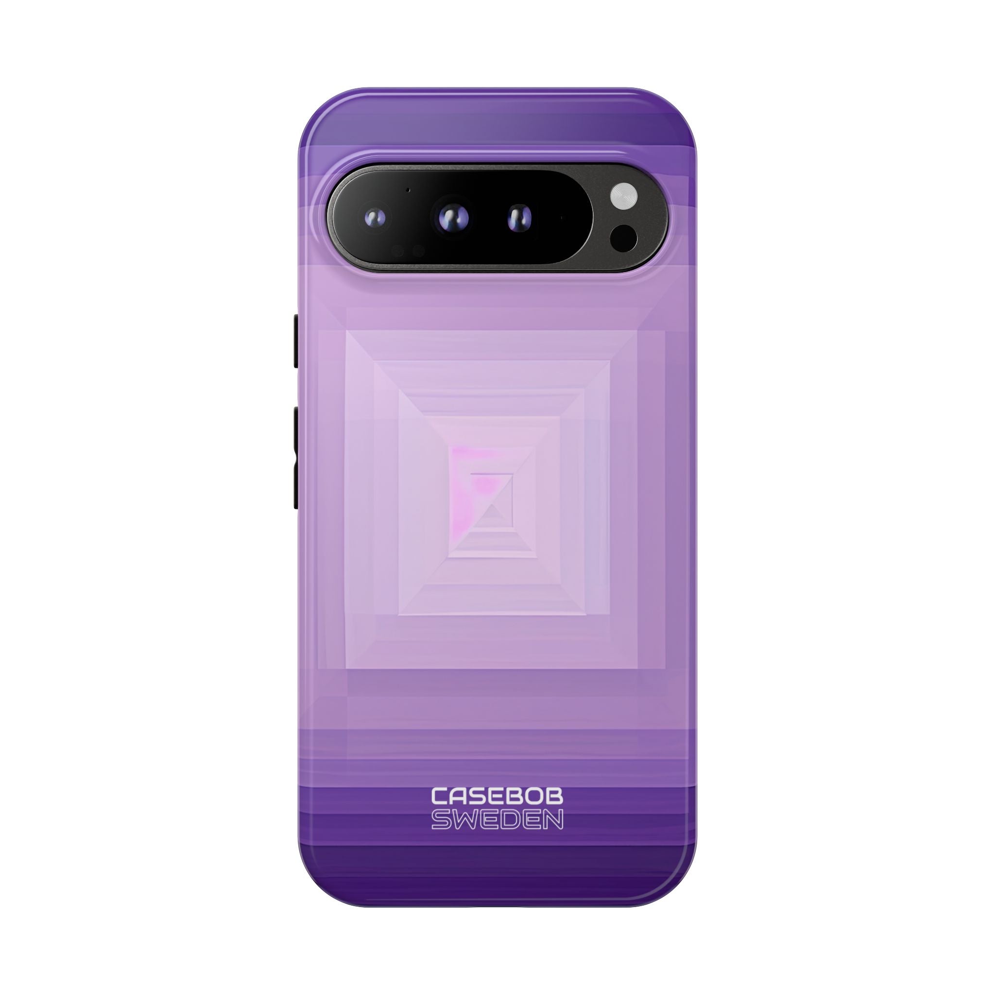 Purple Geometry Vortex Google Pixel 9 - Tough