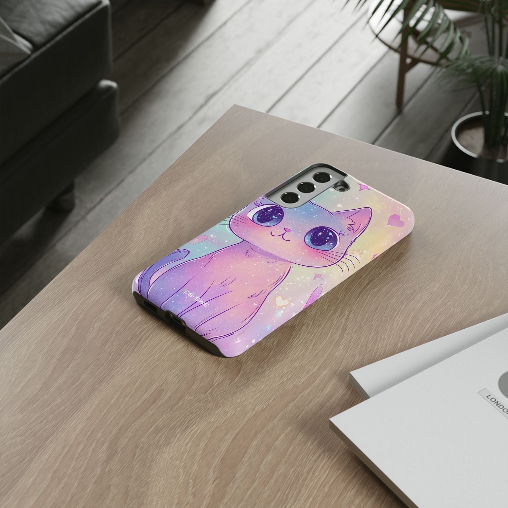 Sparkling Cat Smiles - Samsung Case