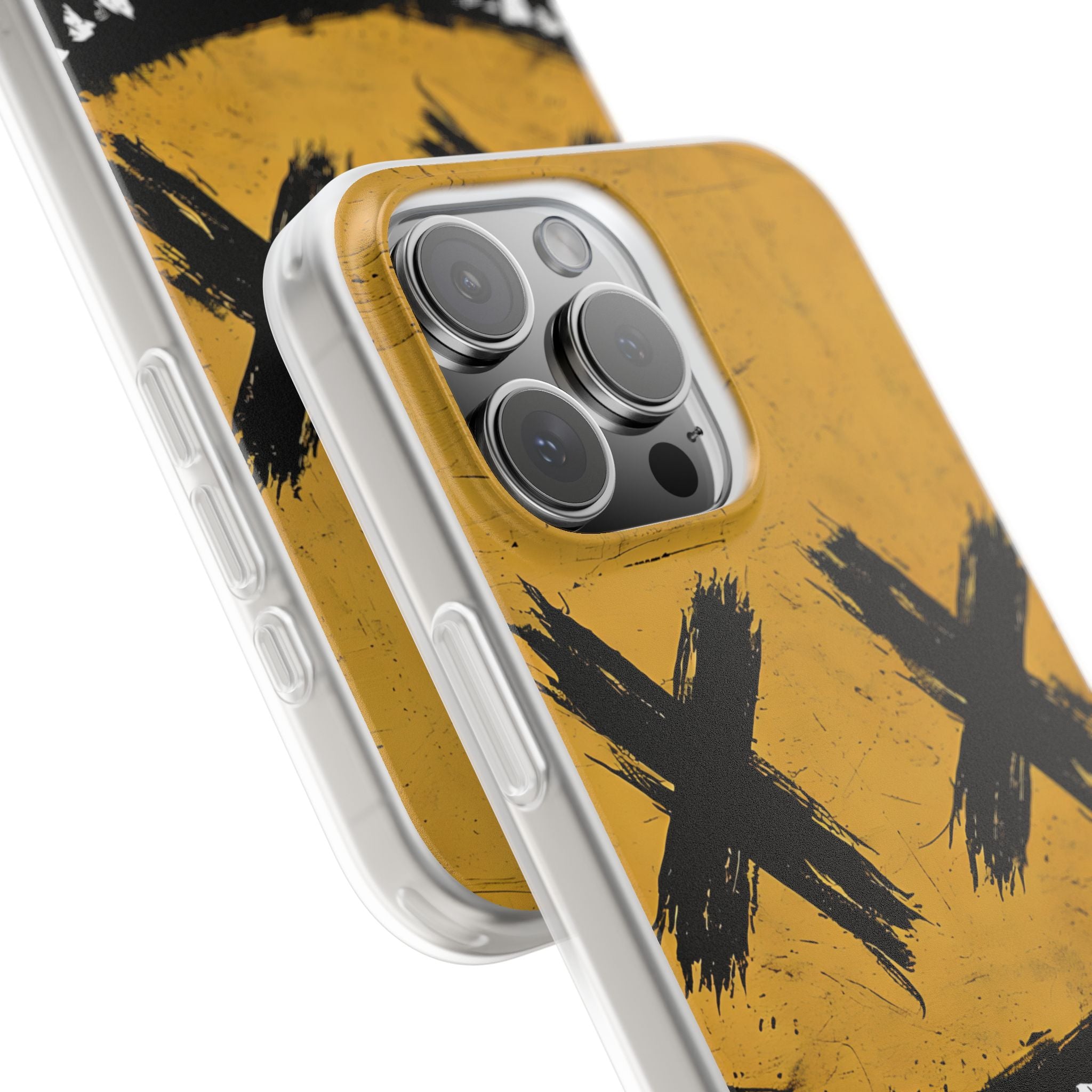Jagged Smile Yellow iPhone 16 Pro Max Case - Soft