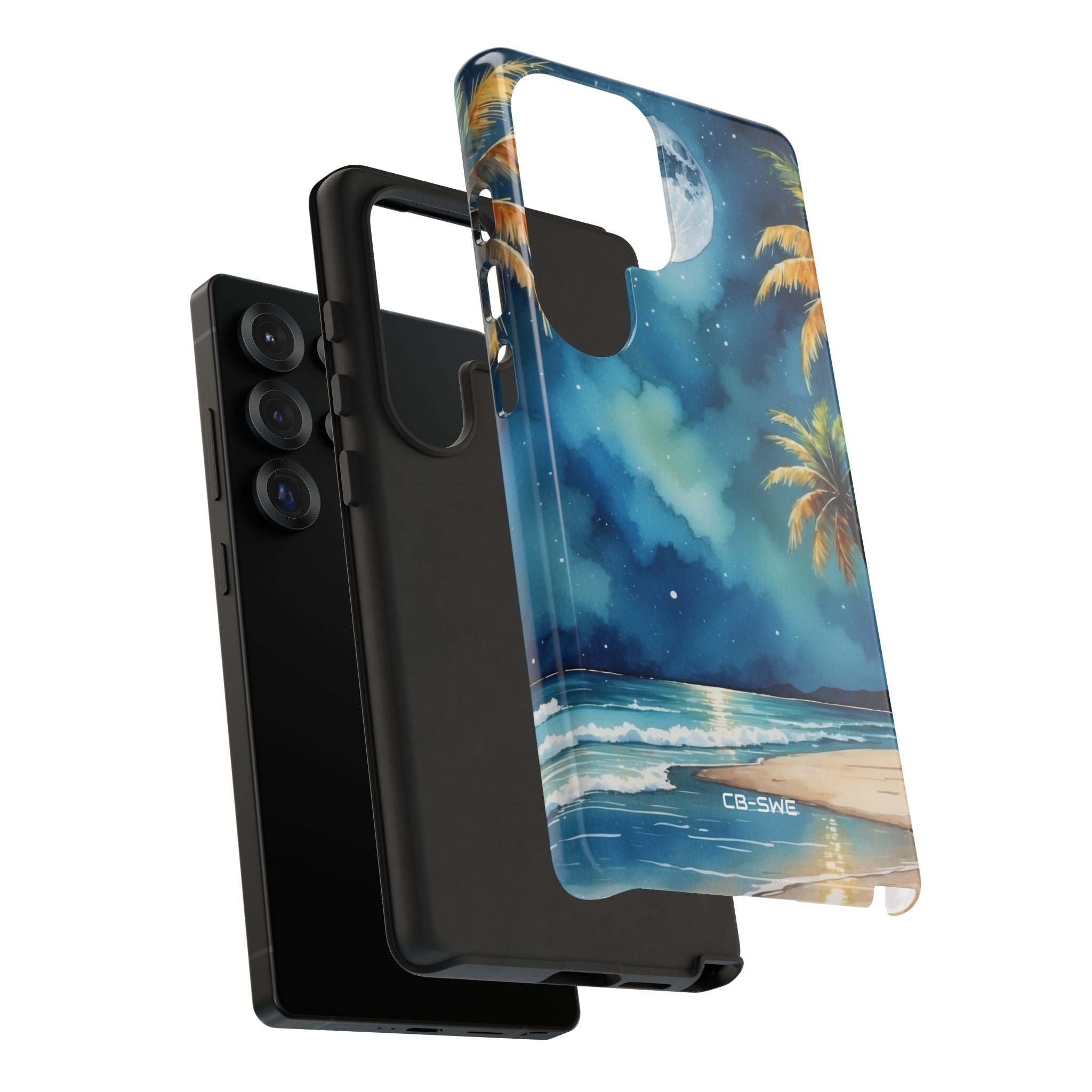 Moonlight Kisses Waves - Samsung Case