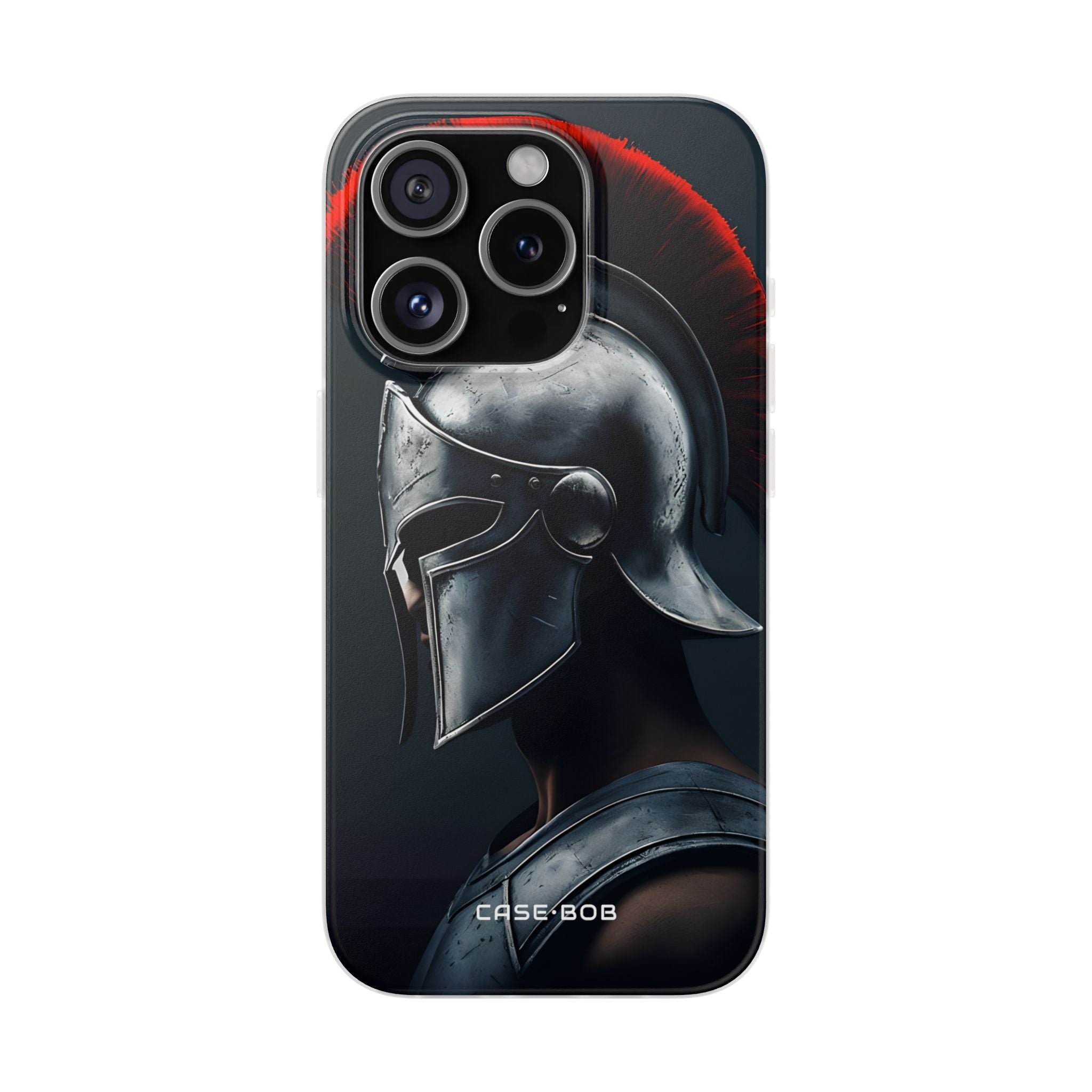 Silver Centurion iPhone 15 Pro Case - Soft