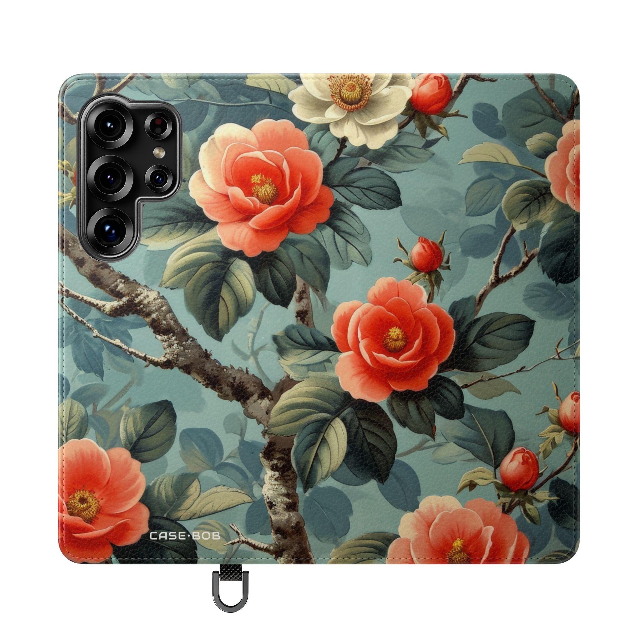Pink Camellia - Samsung S25 Ultra Case - Wallet