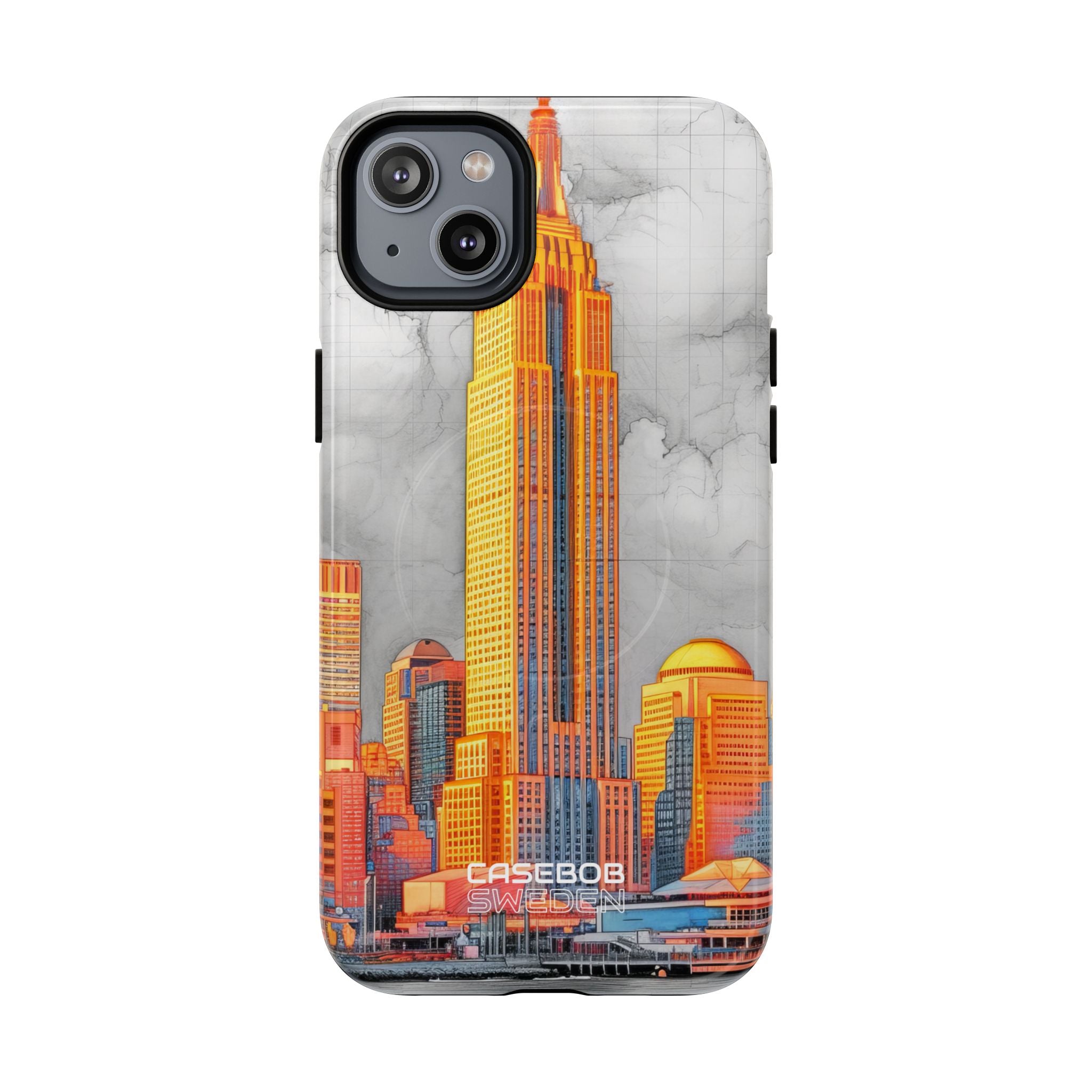 Vibrant City Skyline iPhone 14 - Tough+