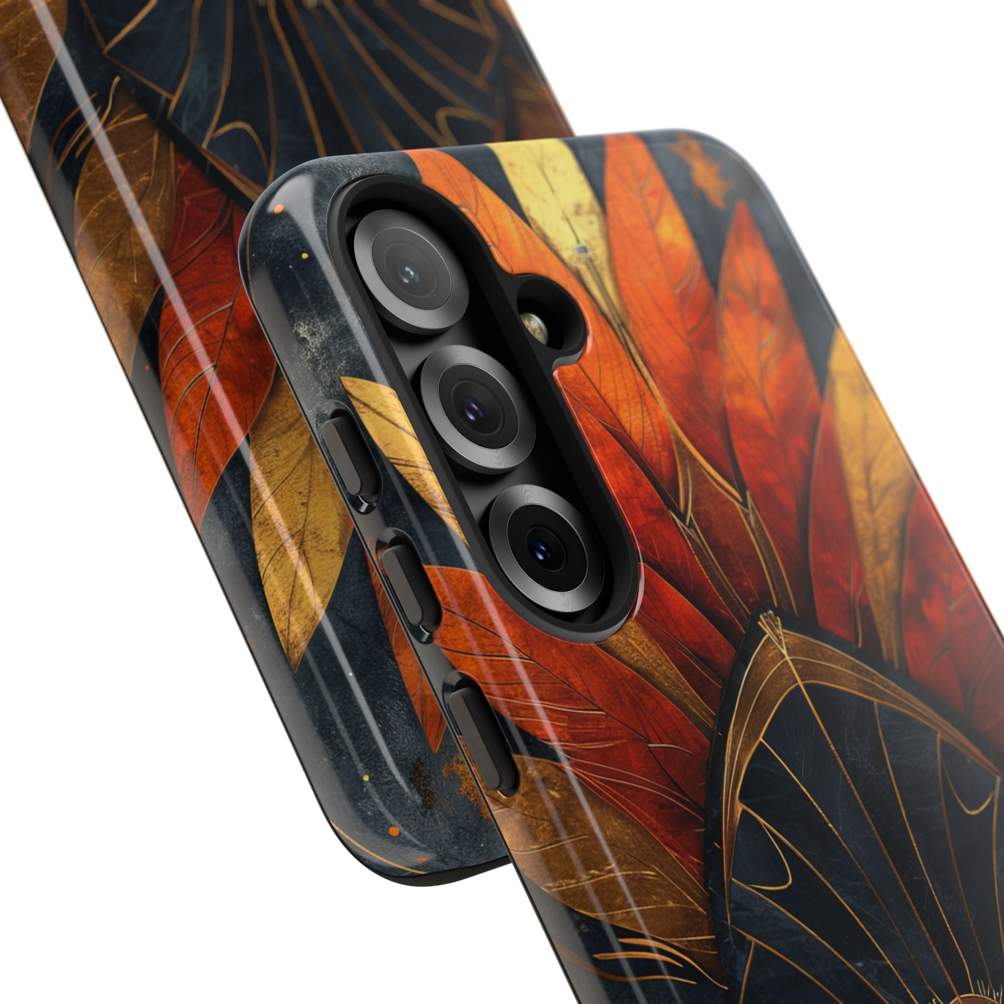 Golden Arch Leaves Samsung S25 - Tough