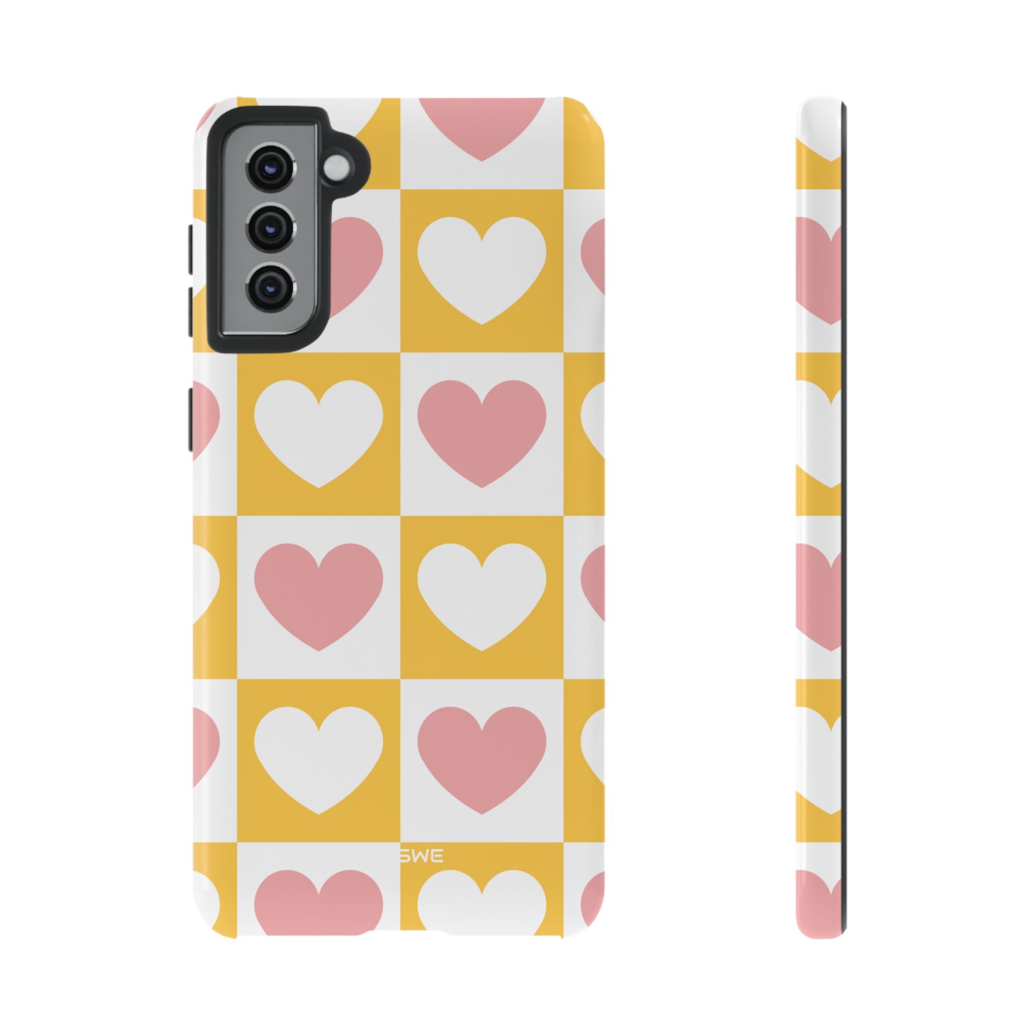 Heart Grid Harmony - Samsung Case