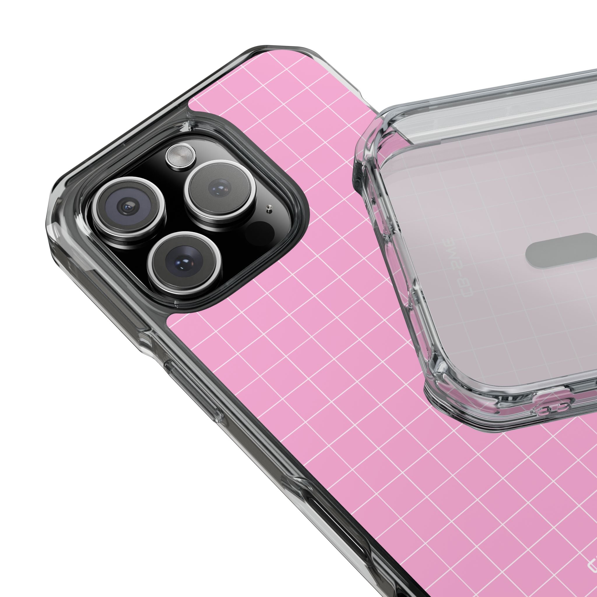Pink Squares Align iPhone Case - Impact