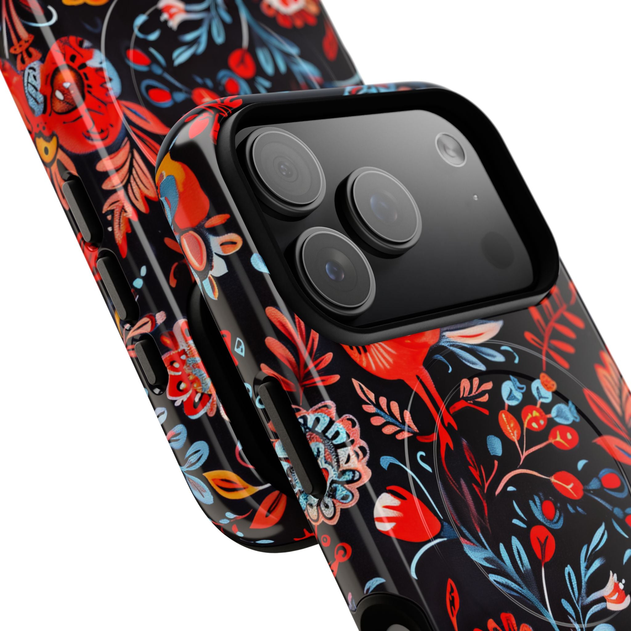 Vivid Birdscape iPhone 17 Pro Case - Tough+