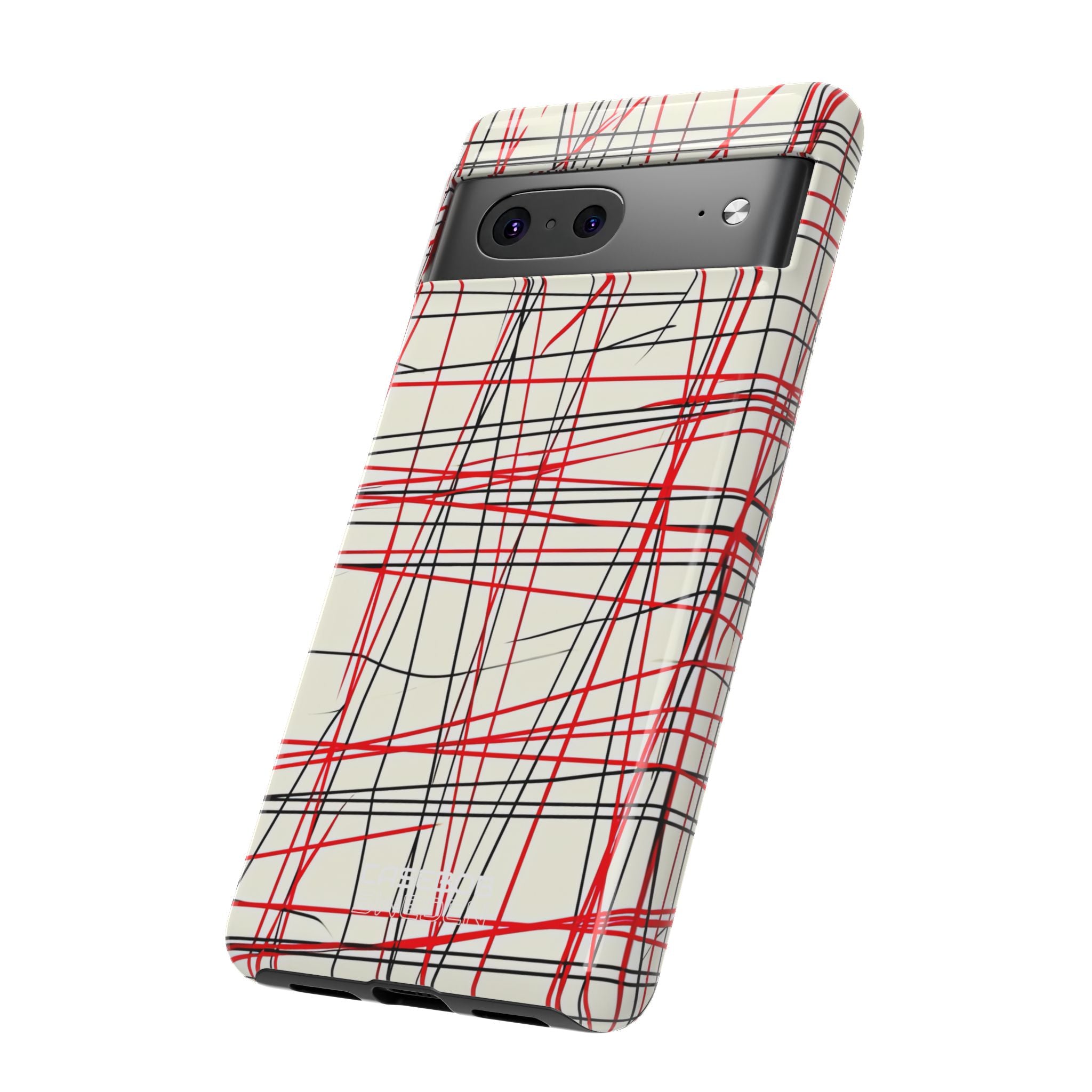 Crimson Wire Tangle Google Pixel 7 - Tough