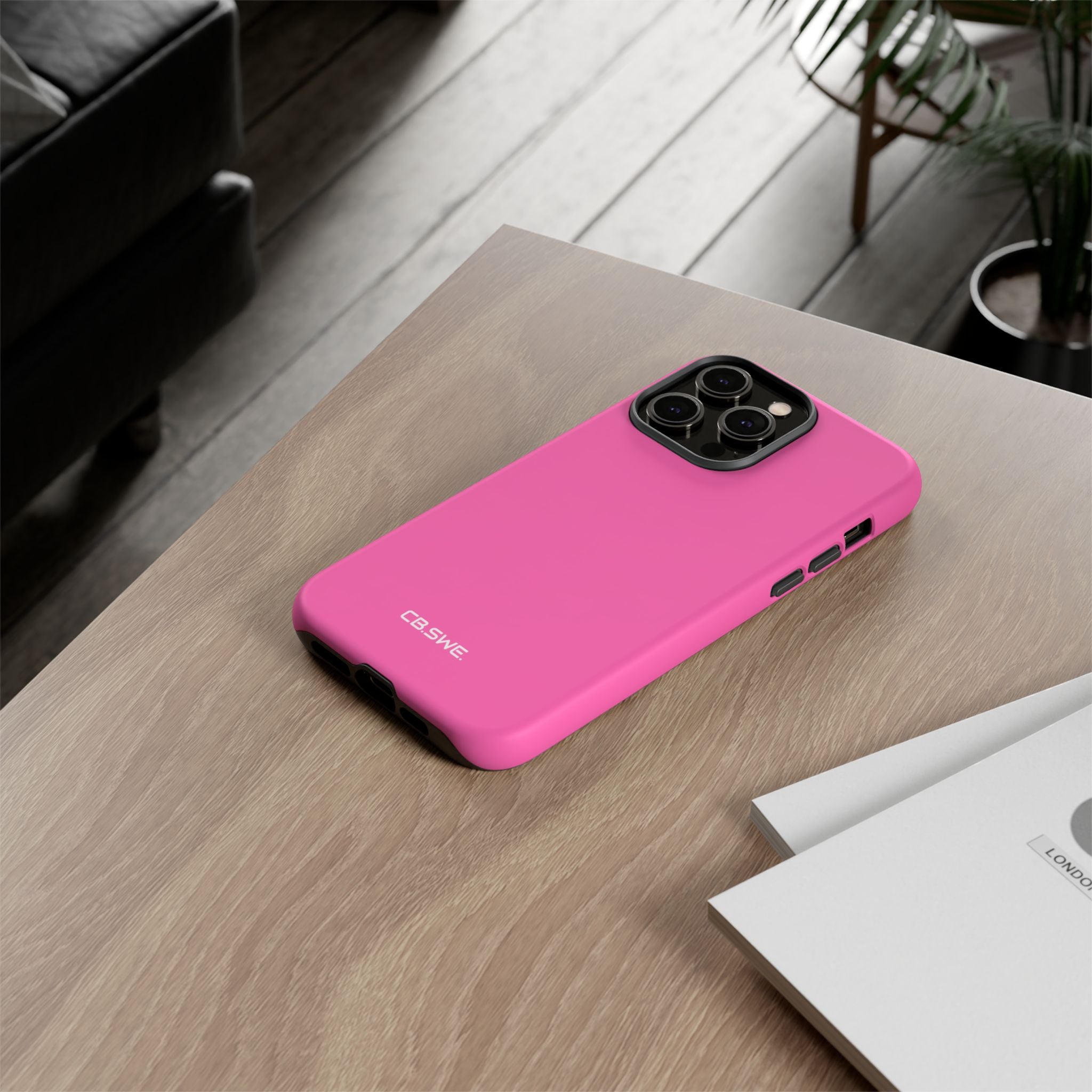 Hot Pink iPhone Case - Tough