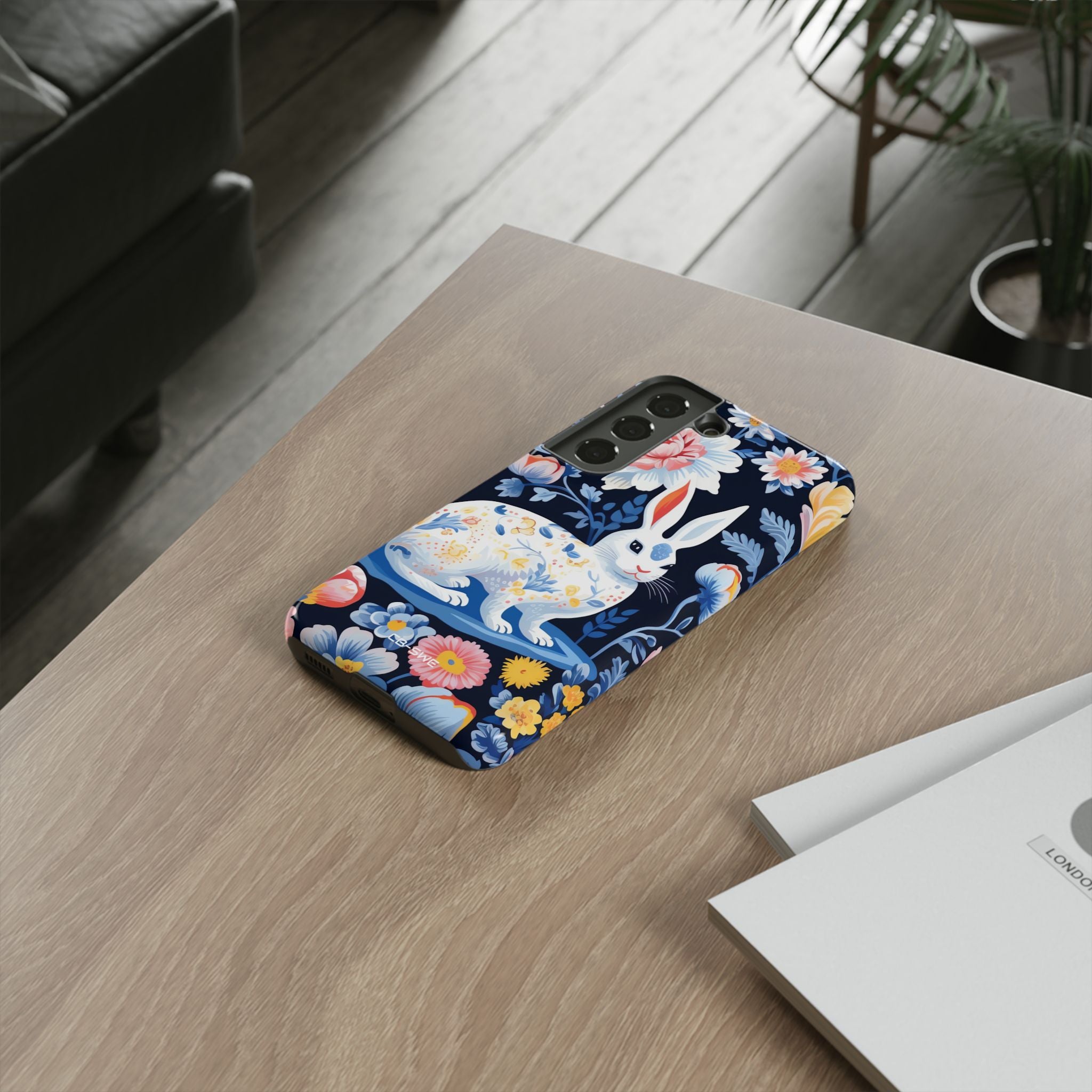 Floral Rabbit Dances - Samsung Case