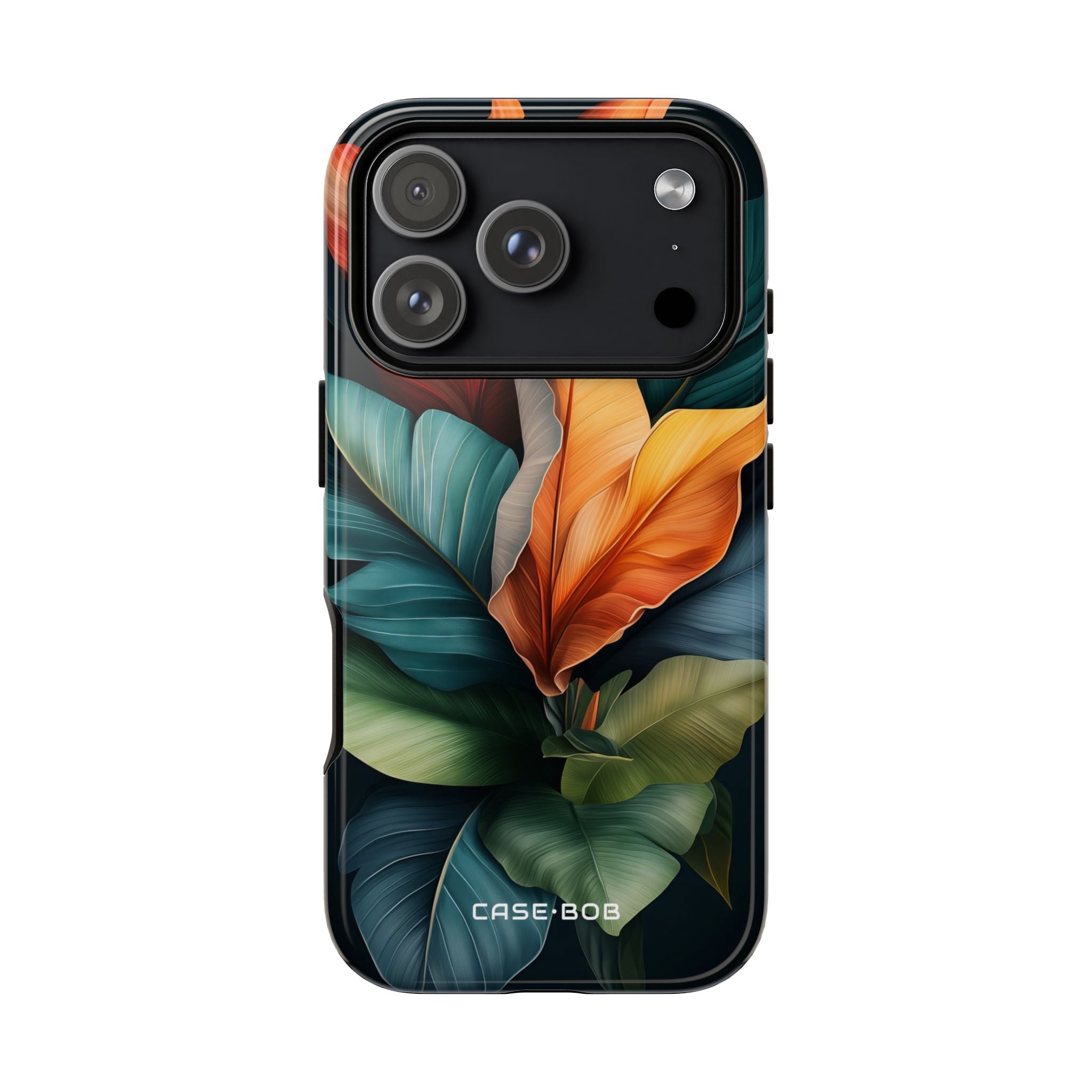 Tropical Leafburst iPhone 17 Pro Case - Tough