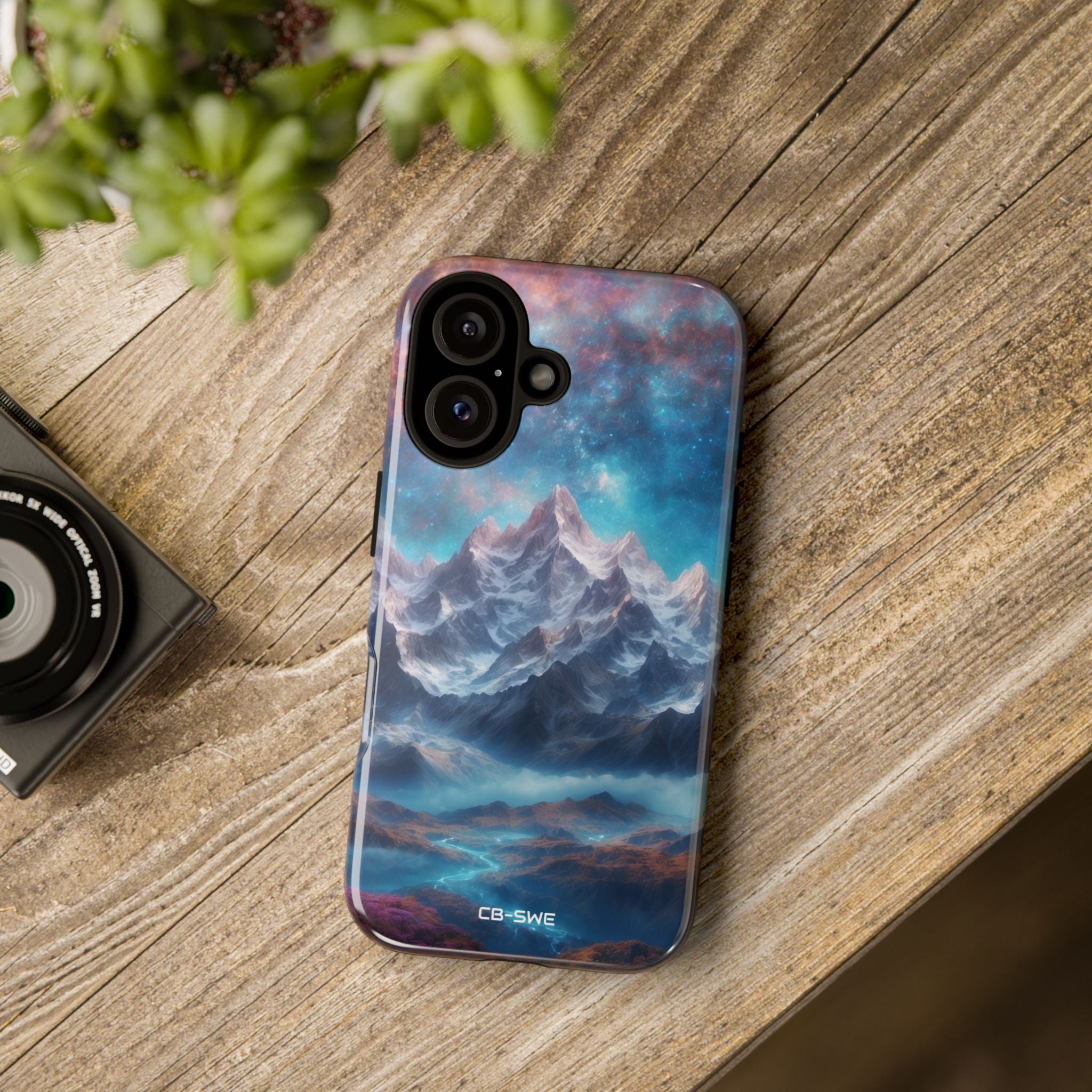 Celestial Mountains Rise - iPhone Case